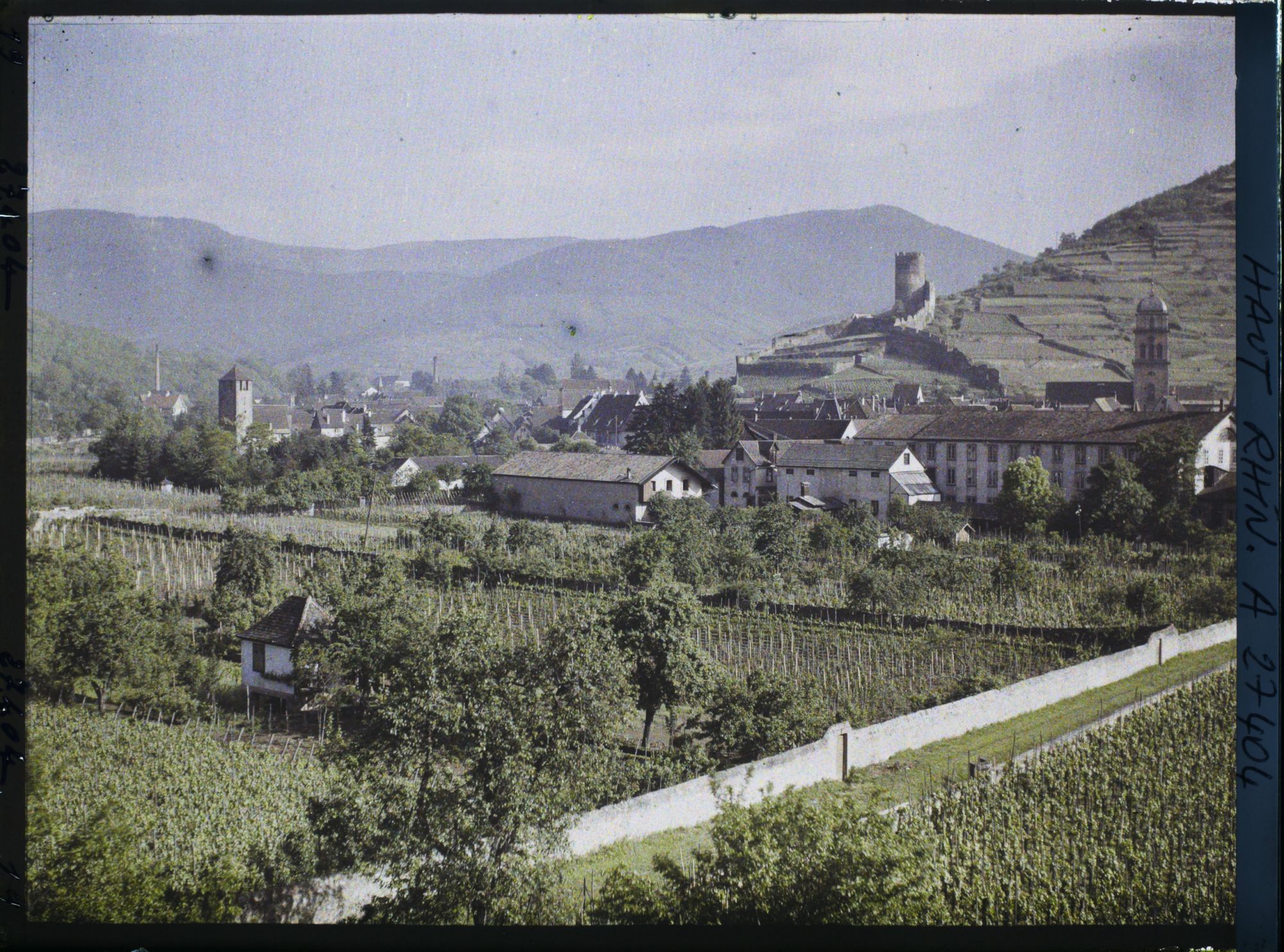 Image représentant France, Kaysersberg, Vue d'ensemble de la Ville : vue prise vers le nord
