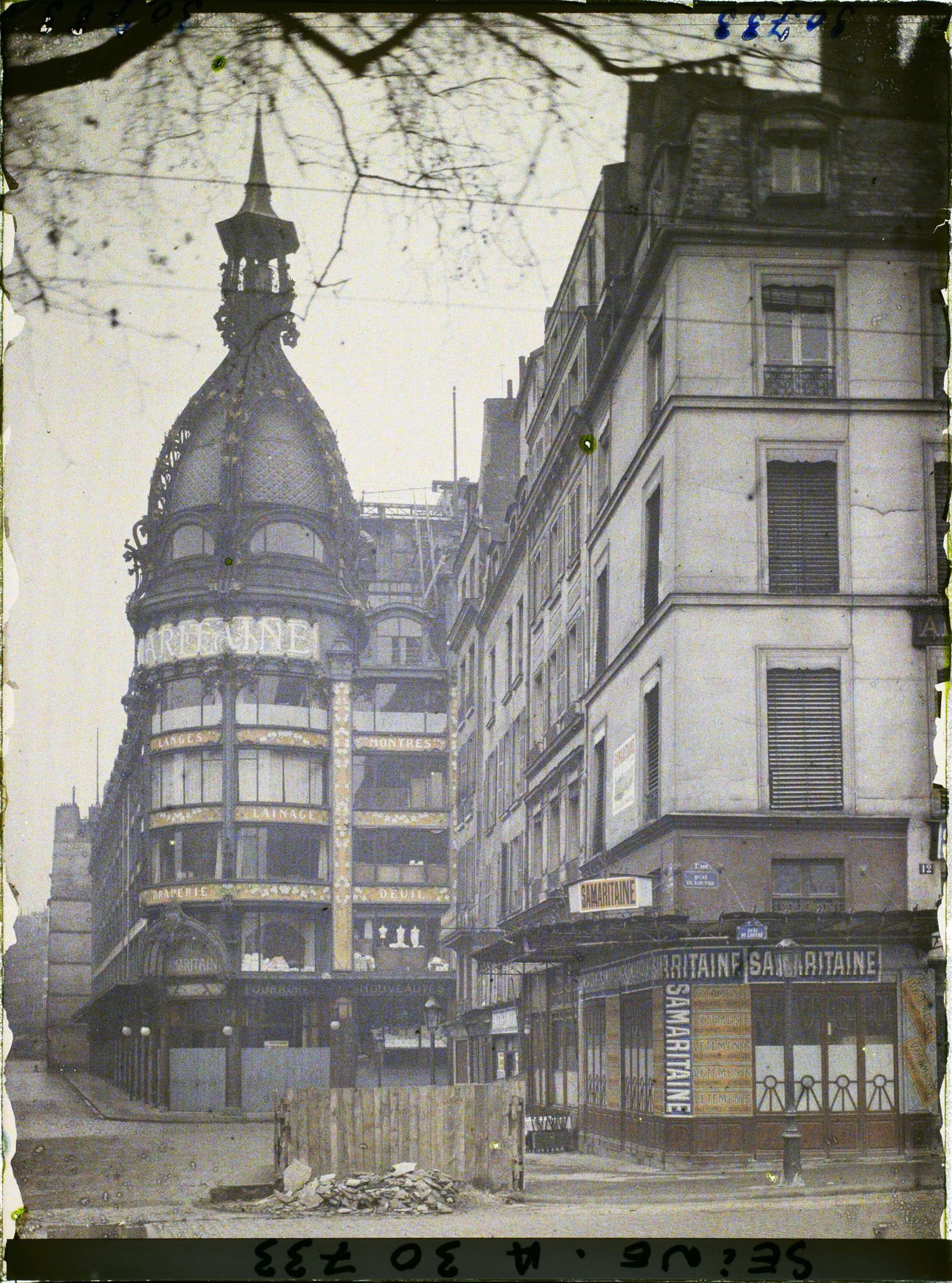 Image représentant La Samaritaine vue du quai du Louvre