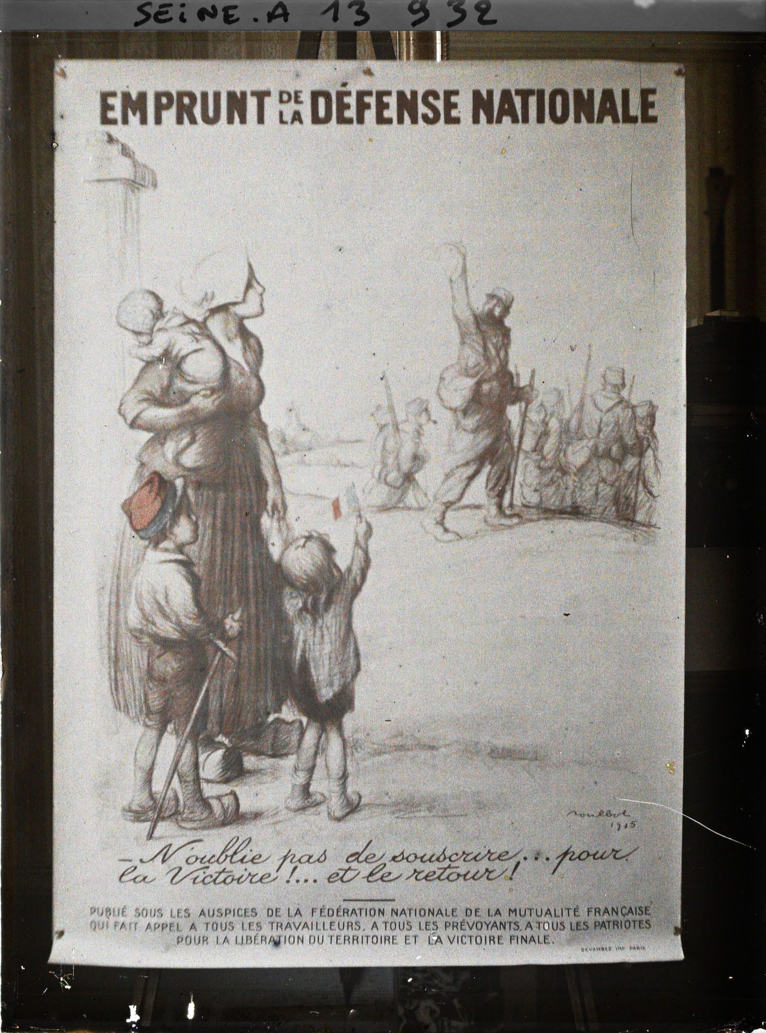Image représentant Affiche du premier emprunt de la défense nationale en 1915