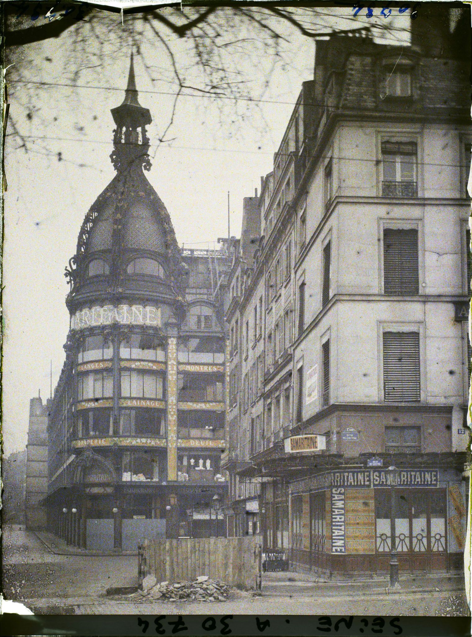Image représentant La Samaritaine vue du quai du Louvre