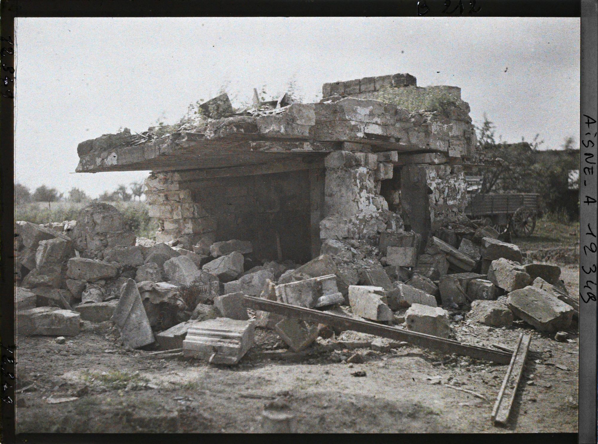 Image représentant Ruines d'un abri allemand en béton armé
