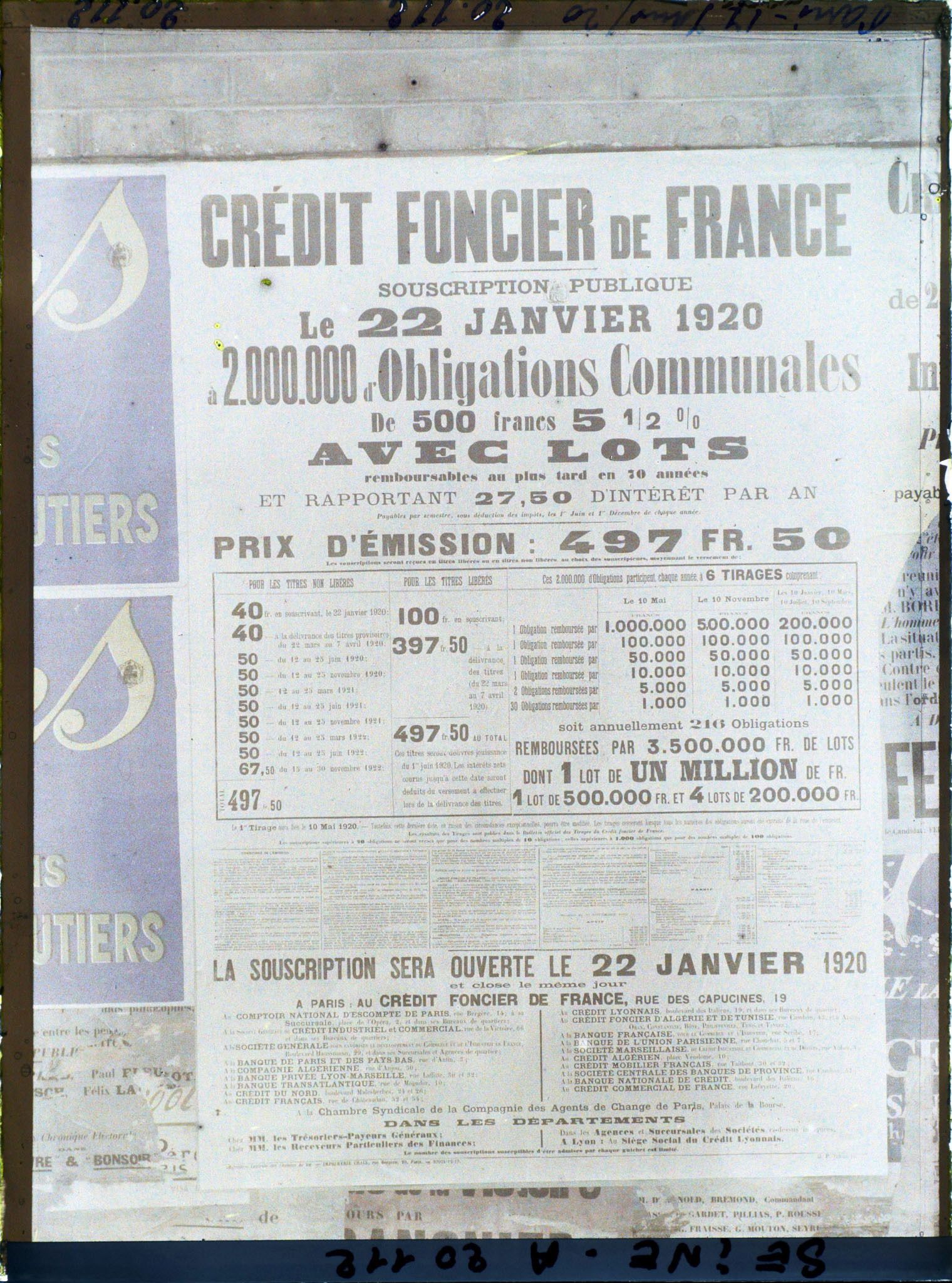 Image représentant Affiche du Crédit Foncier de France