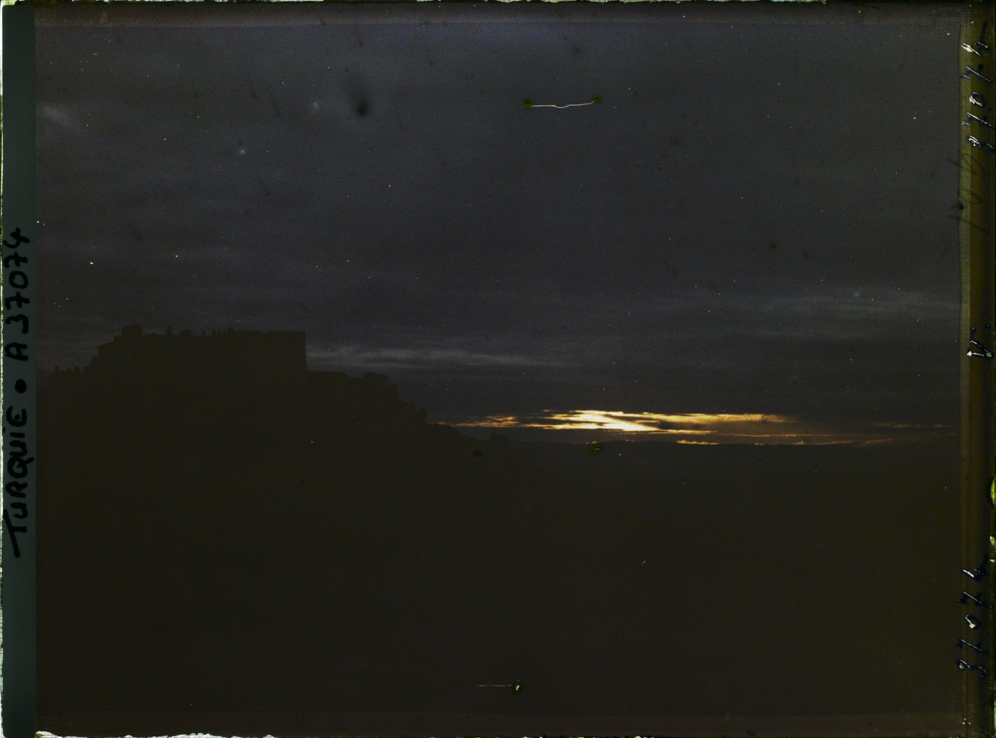 Image représentant Turquie, Angora, Coucher de Soleil sur la forteresse d'Angora