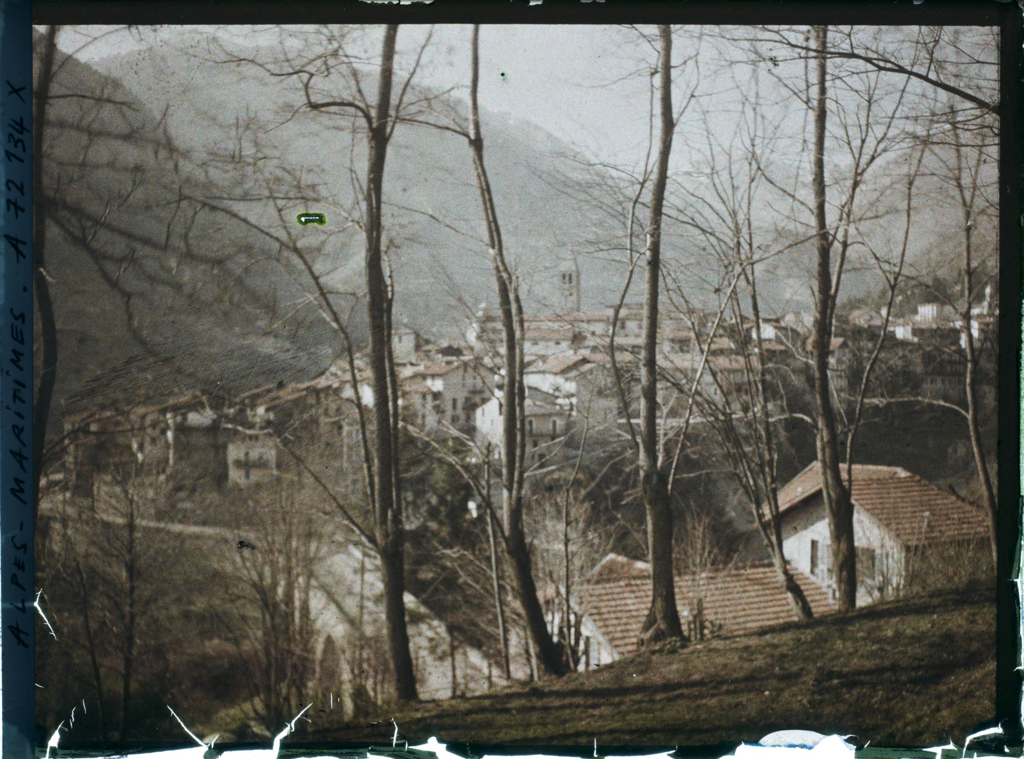 Image représentant Vue sur le village depuis le chemin de Berthemont (?)