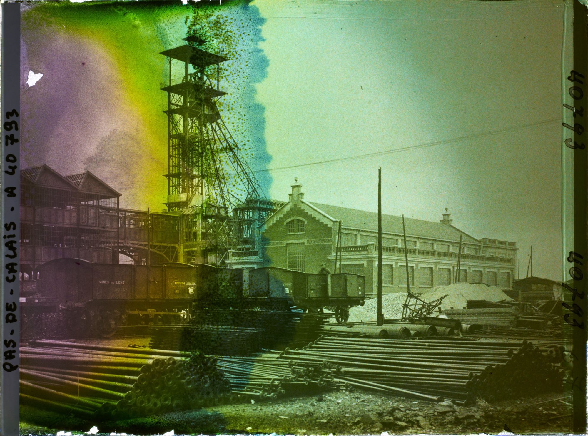 Image représentant France, Lens, Mine du Grand Condé, puits N° 2 bis