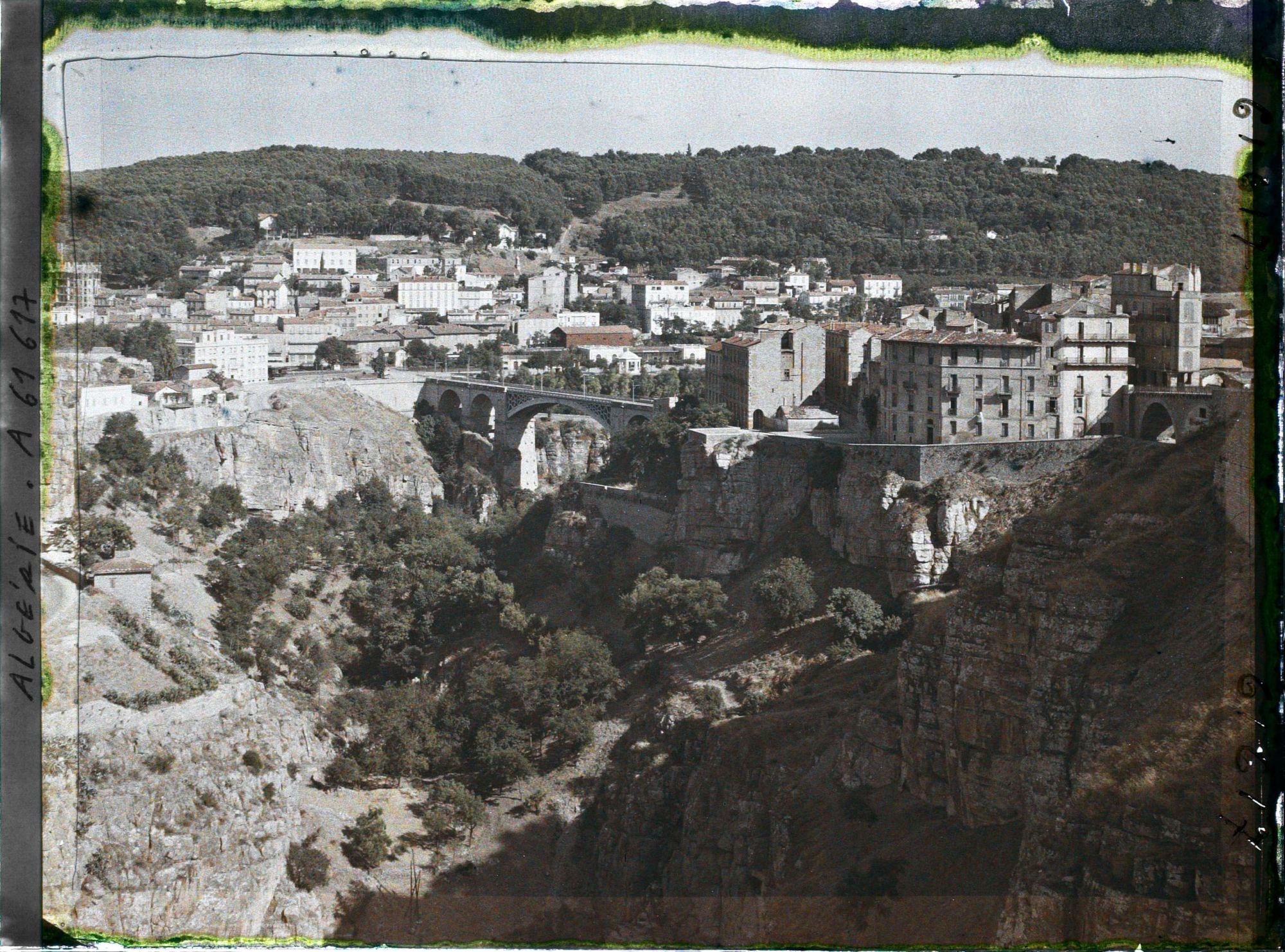 Image représentant Algérie, Constantine, Le Rhumel vers le Pont d'El Kantara