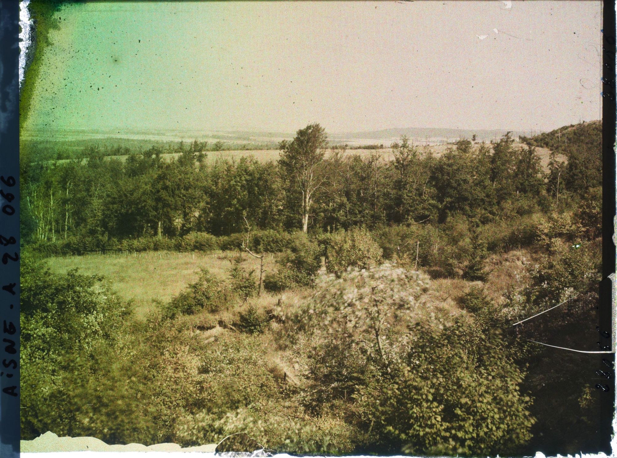 Image représentant France, Beaurieux, Panorama vers Berry au Bac et la plaine de Reims