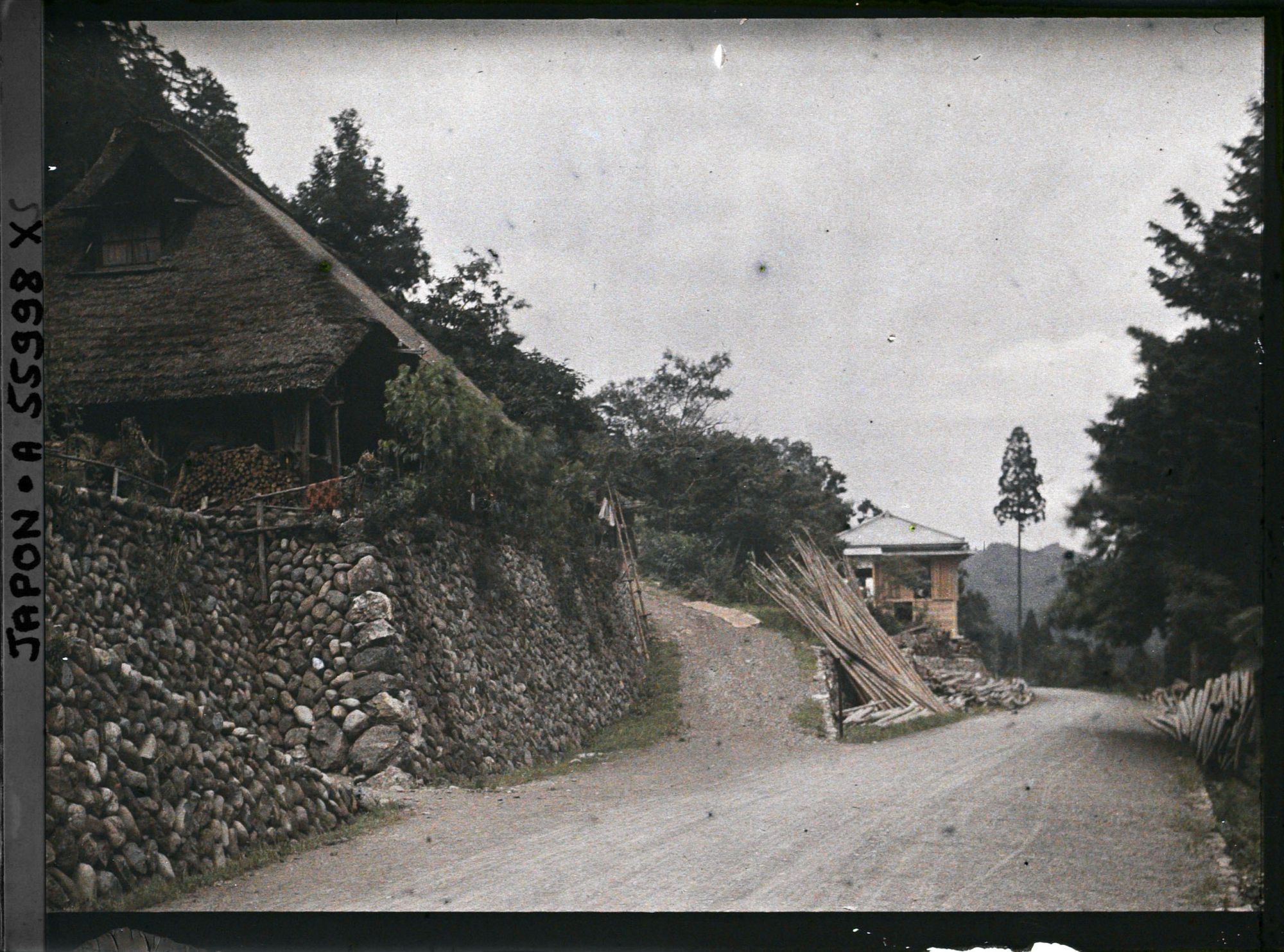 Image représentant Vue probable de la vallée de la Tamagawa
