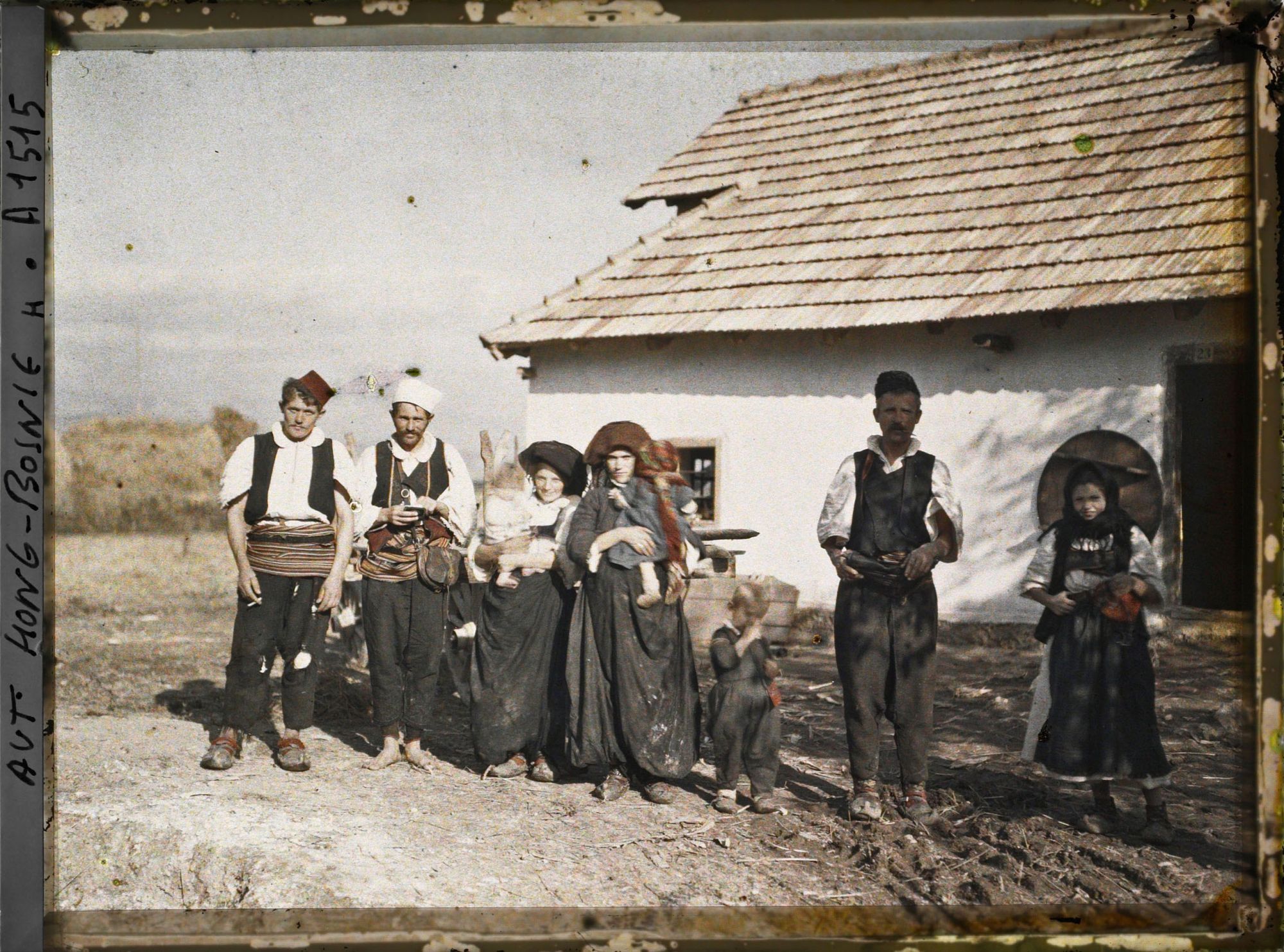 Image représentant Une famille Serbe près des sources de la Bosna