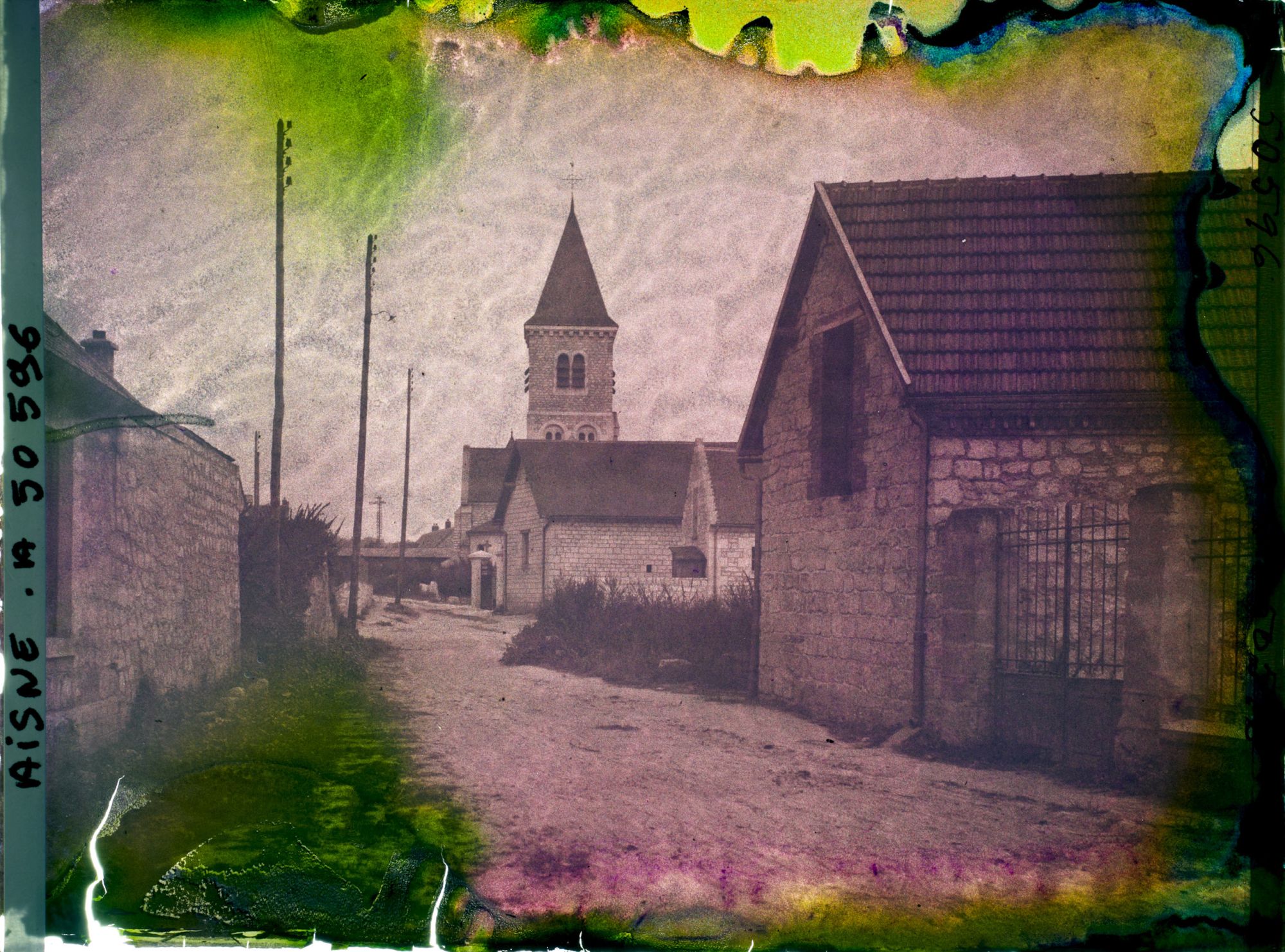 Image représentant France, Margival, Vue vers l'Eglise