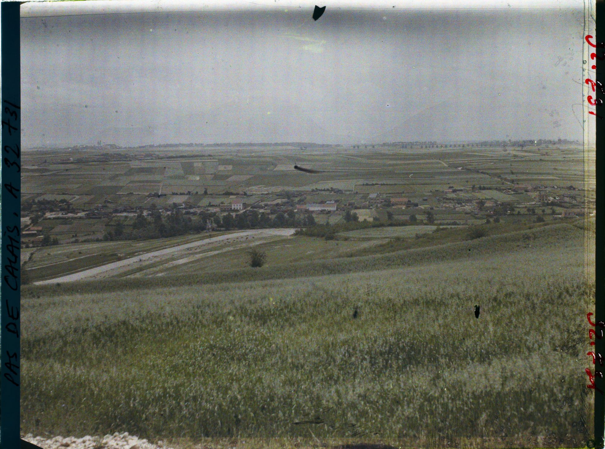 Image représentant France, Ablain St Nazaire, Vue générale prise de Ne De Lorette vers le Mt St Eloi, terre remise en culture