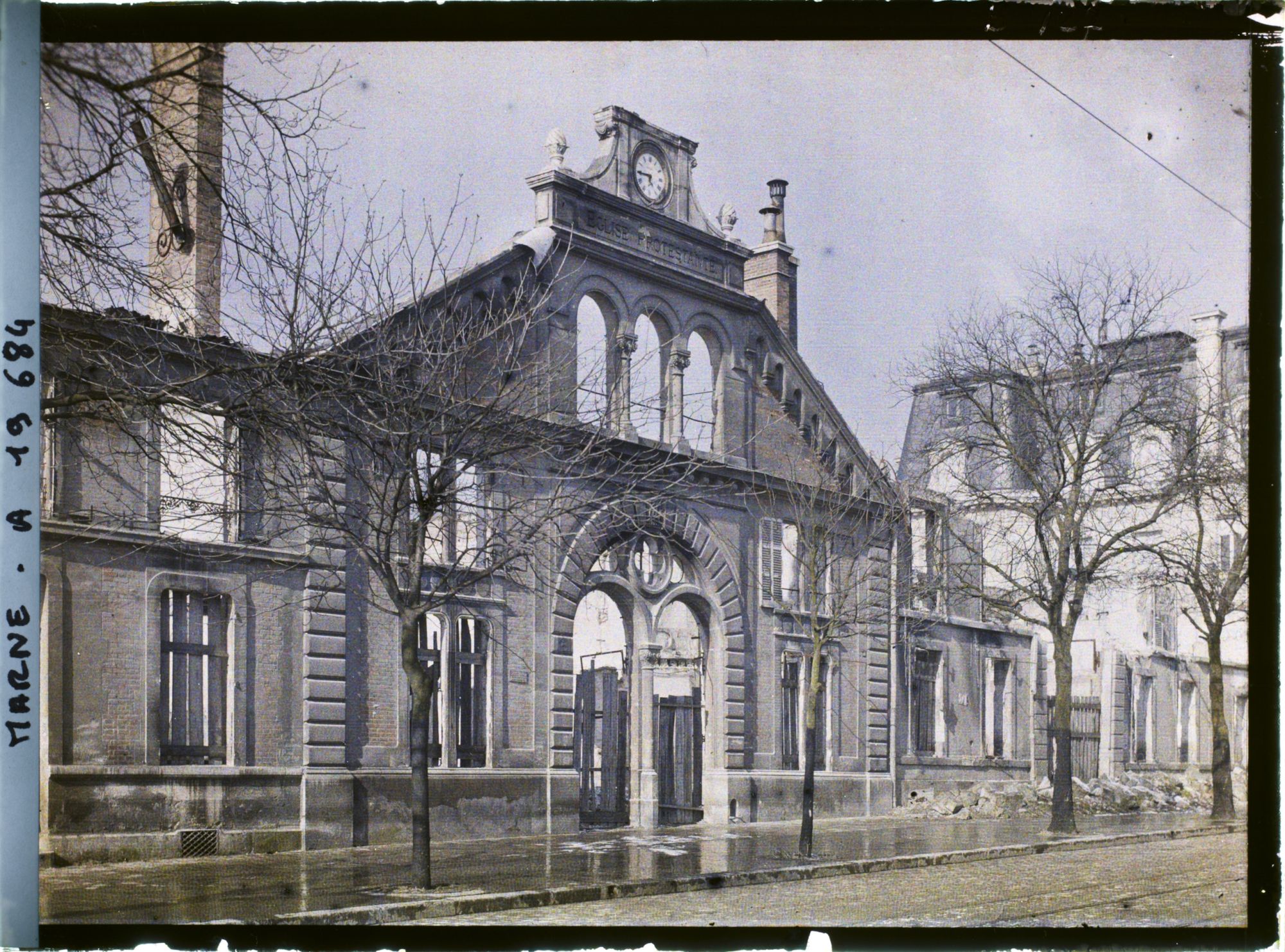 Image représentant France, Reims, Temple Protestant, Boulevard Lundy