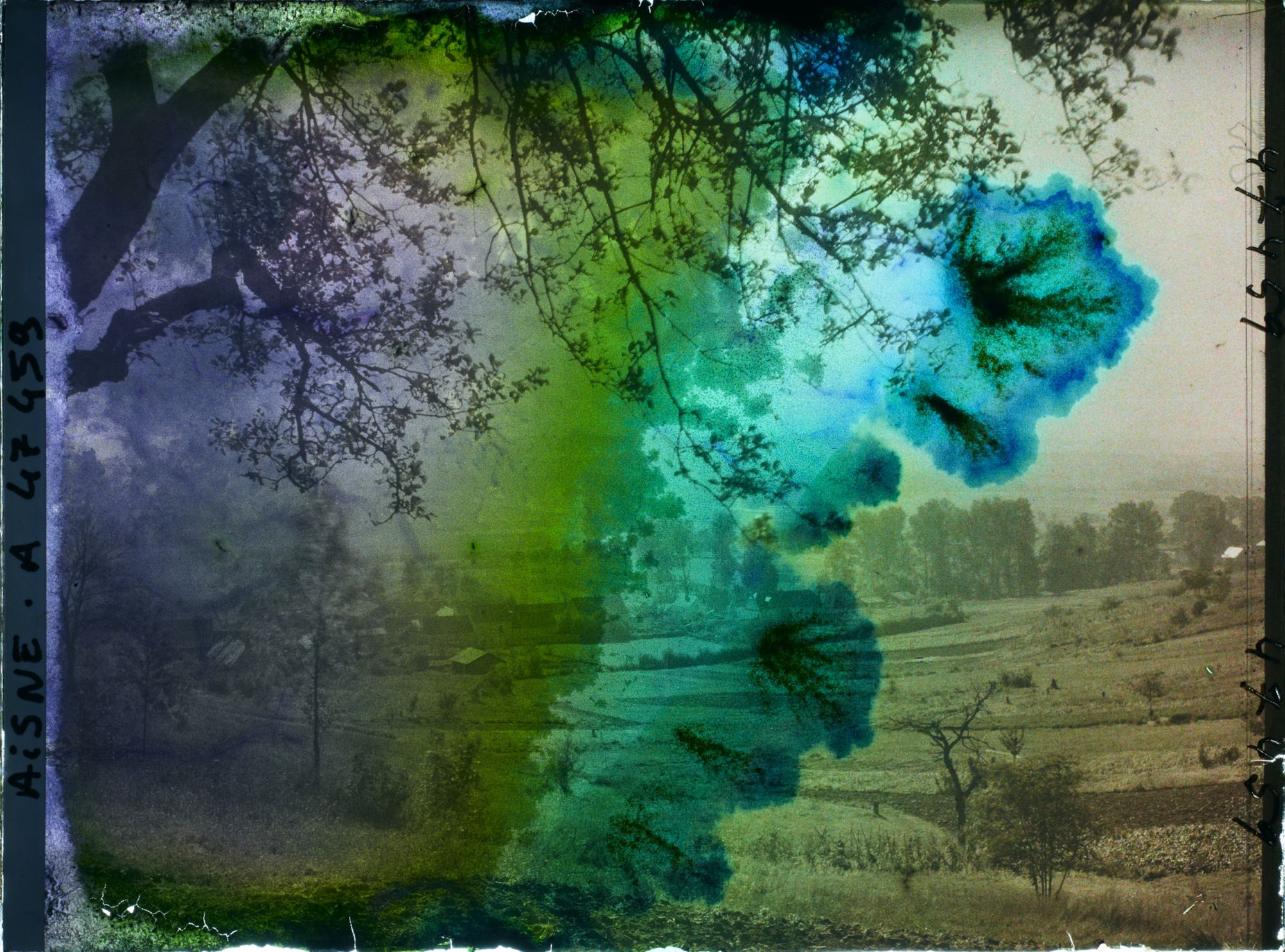 Image représentant France, Ste Marguerite, Panorama s/ la Vallée de l'Aisne