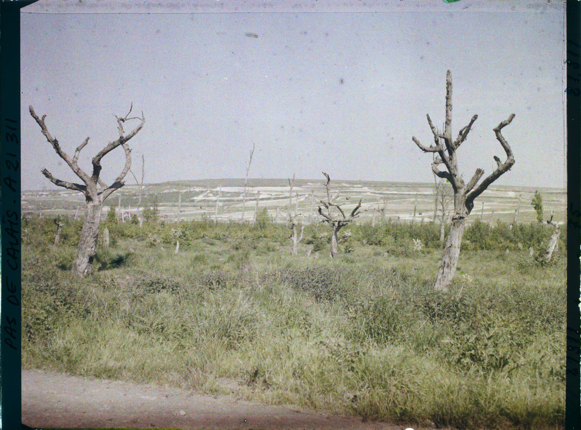 Image représentant France, Souchez, Un Coin de Rue (La Crête et le Plateau de Lorette)