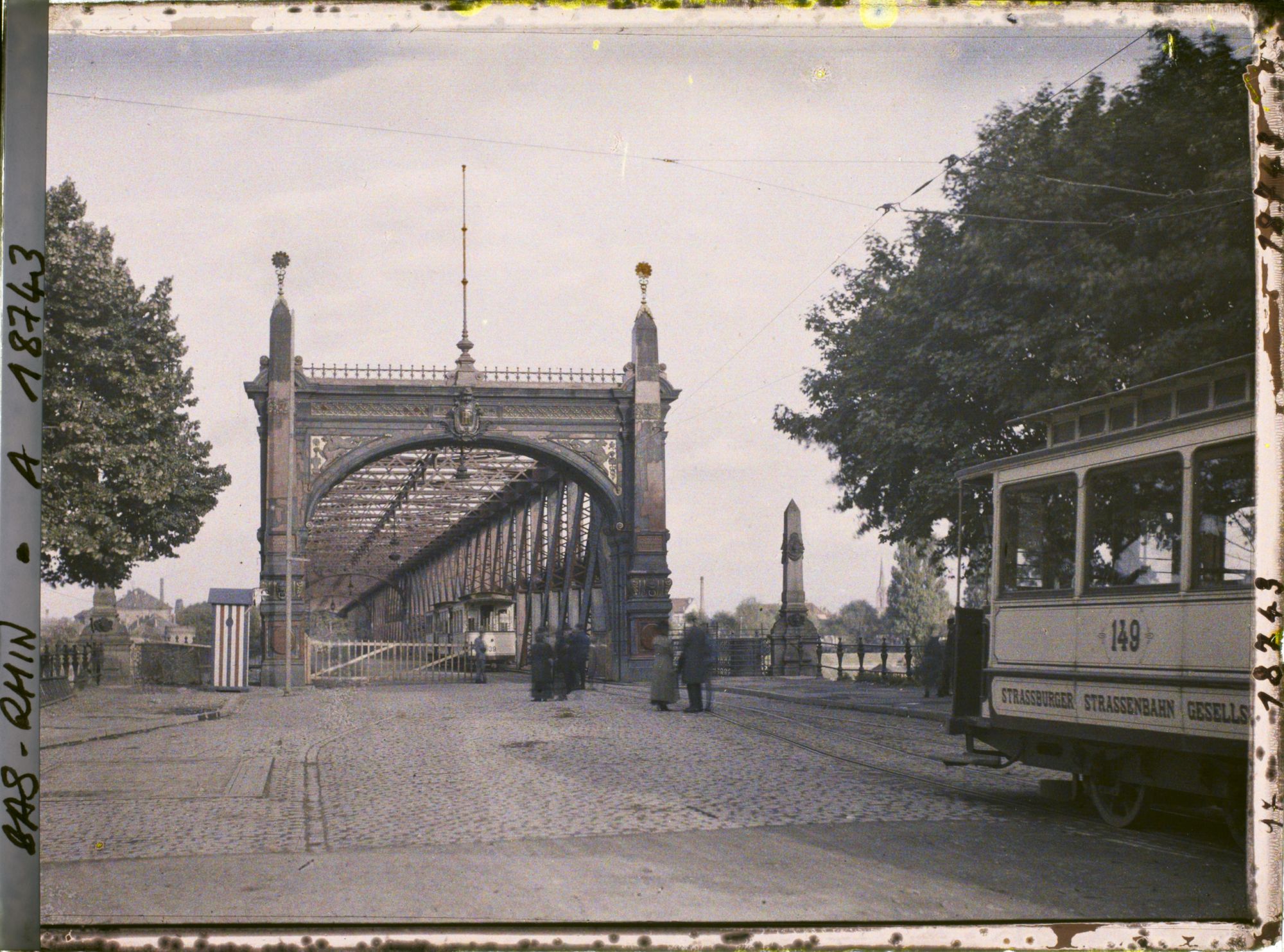 Image représentant Pont de Kehl, Le Pont vu de plus près