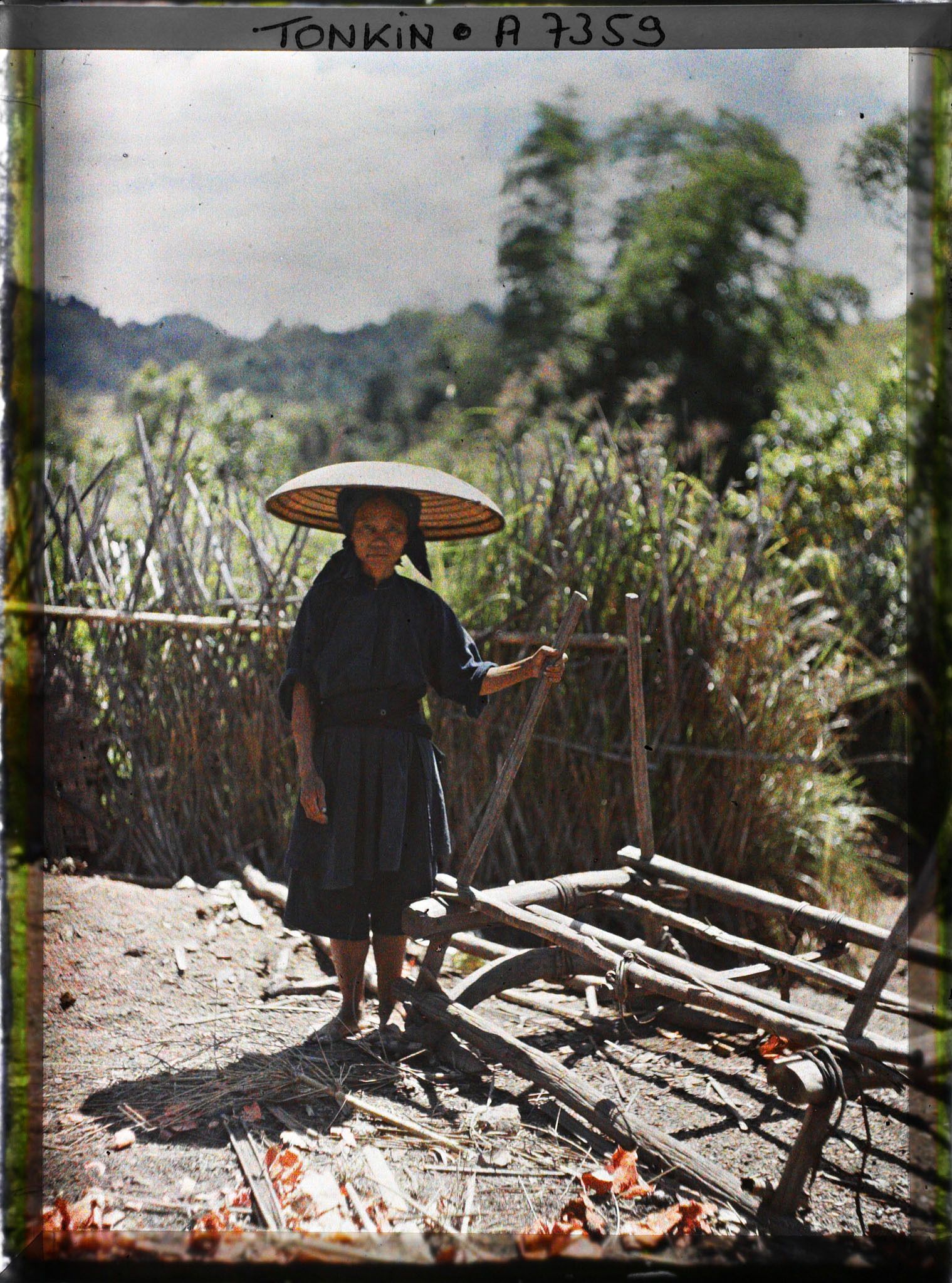 Image représentant Une vieille femme thô