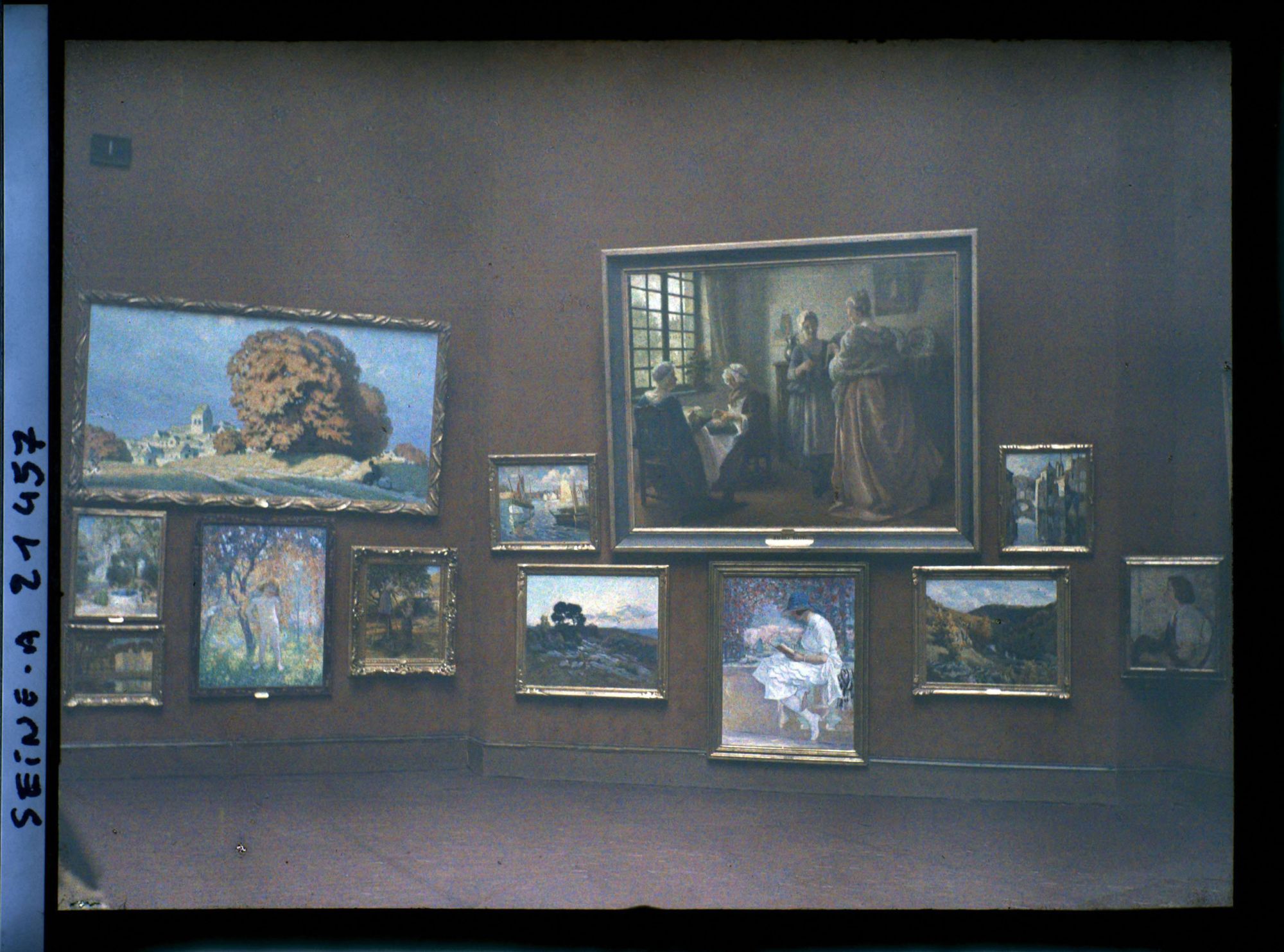 Image représentant Le Salon des artistes français au Grand Palais, tableaux