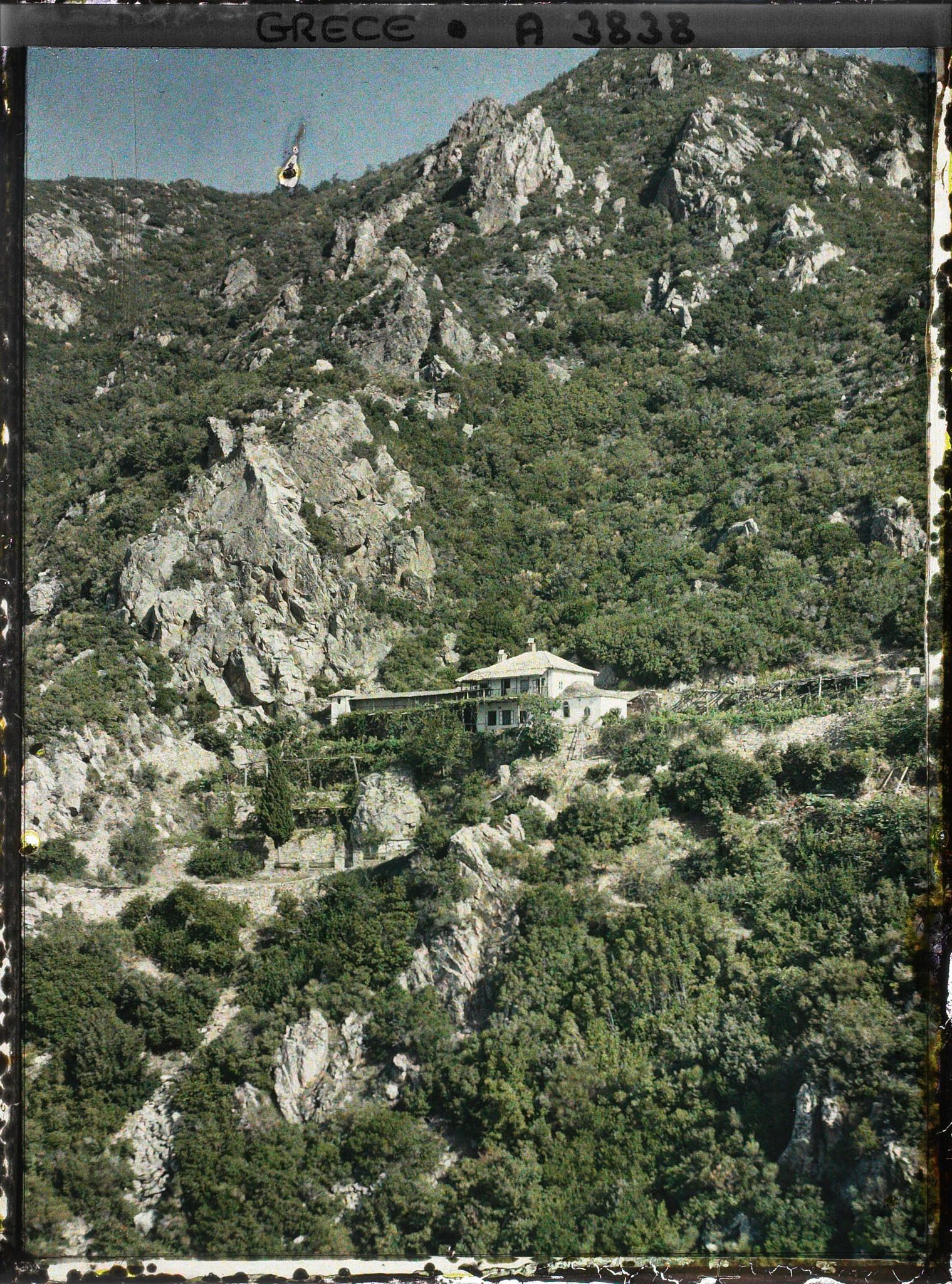 Image représentant Mont Athos, Simono-Petra, Ermitage dans la montagne