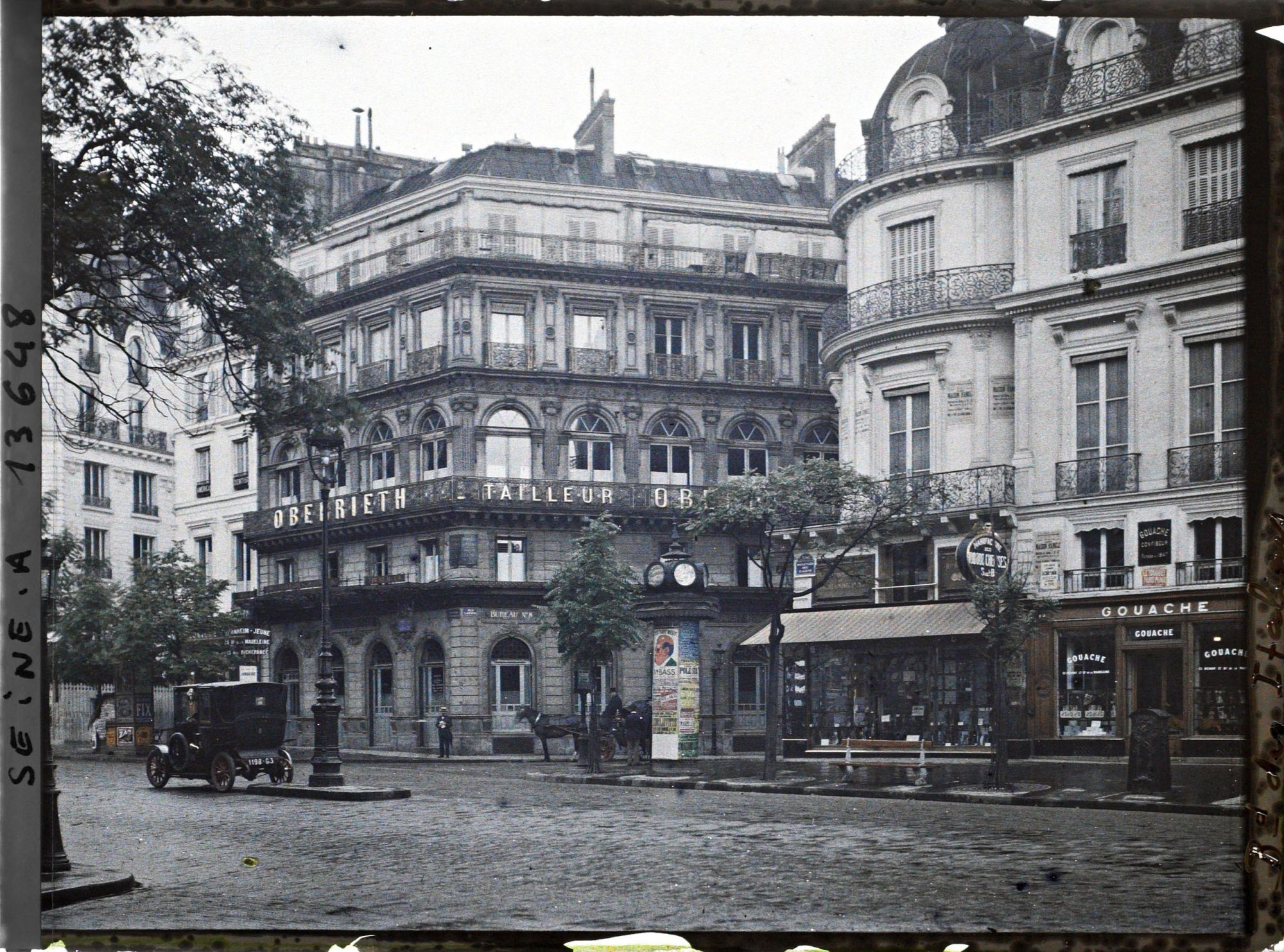 Image représentant Le boulevard des Italiens et la rue Laffitte