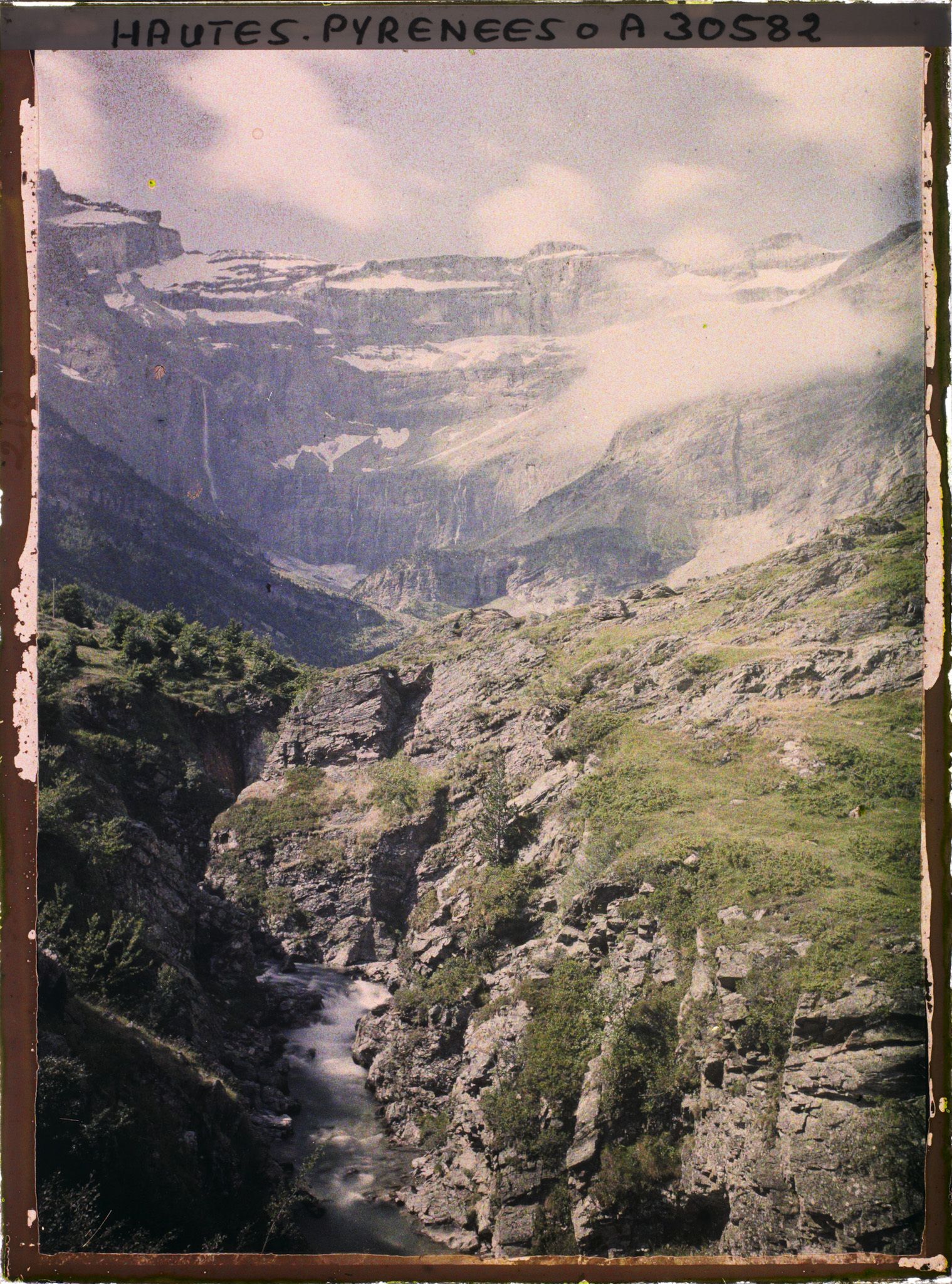 Image représentant France, Gave de Gavarnie, Origine du Gave de Pau