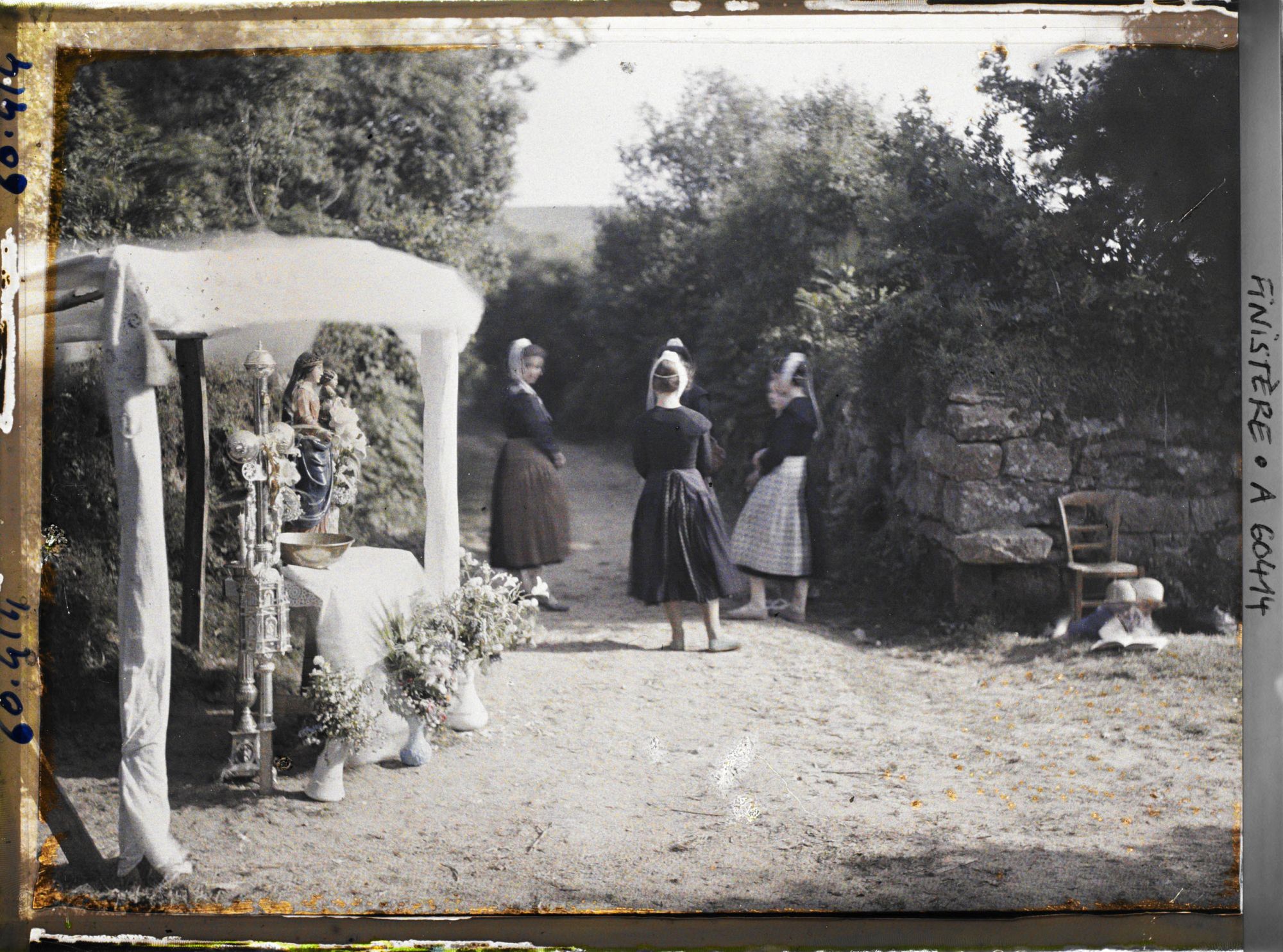Image représentant Le reposoir de Notre-Dame de Kergoat sur le parcours de la Grande Troménie