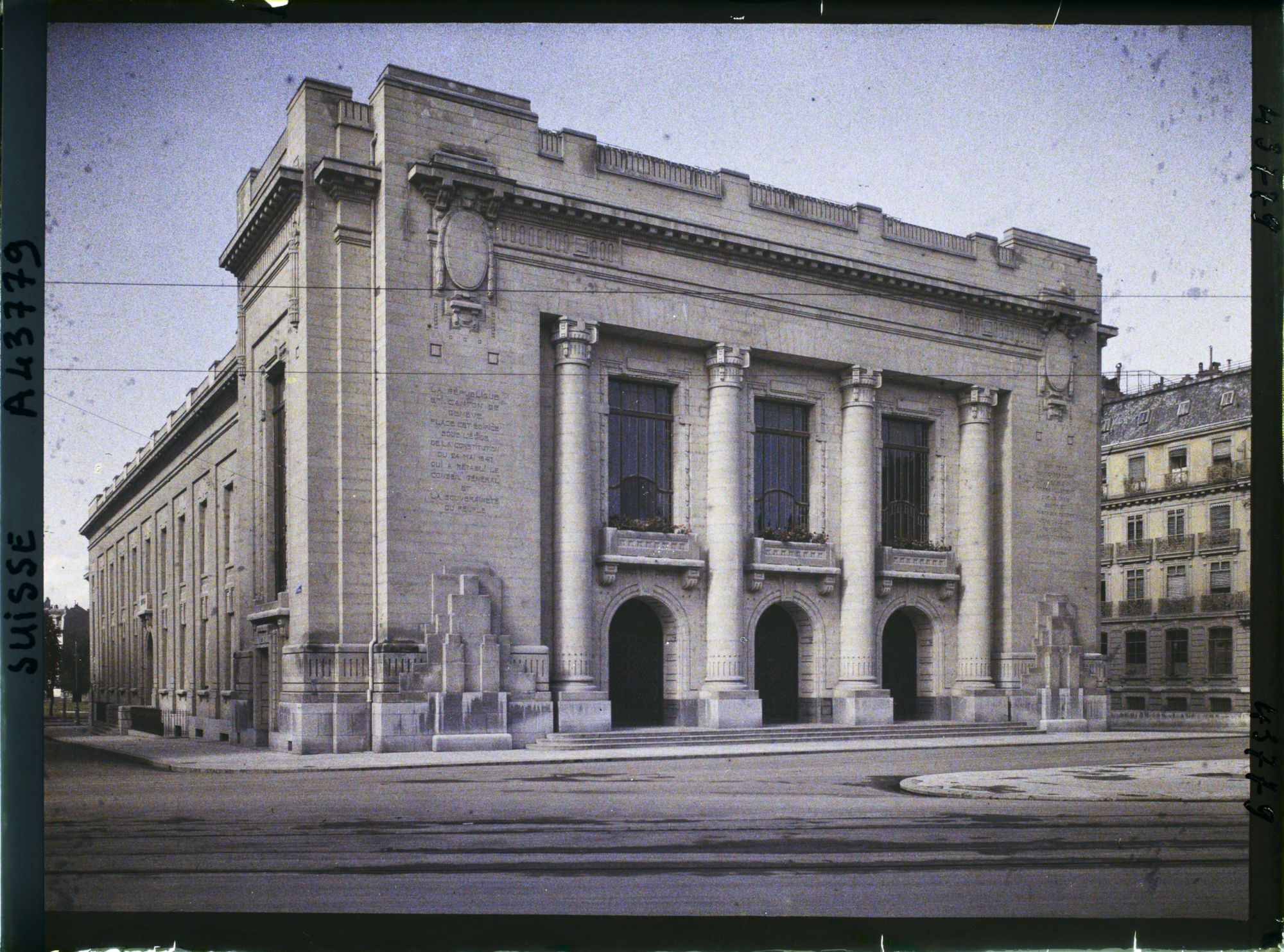 Image représentant Le Bâtiment électoral à la rue Général Dufour