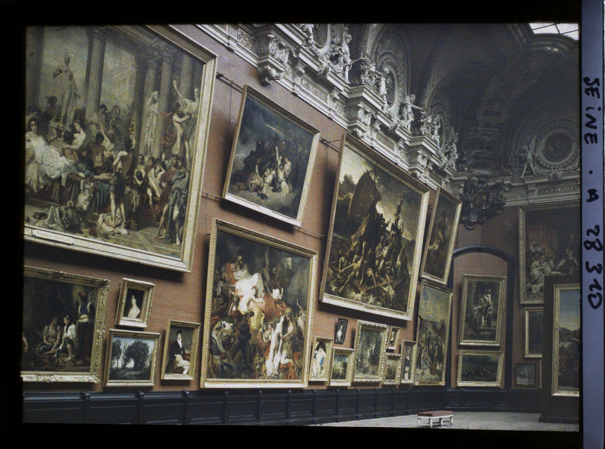 Image représentant La salle des Etats, actuelle salle de la Joconde