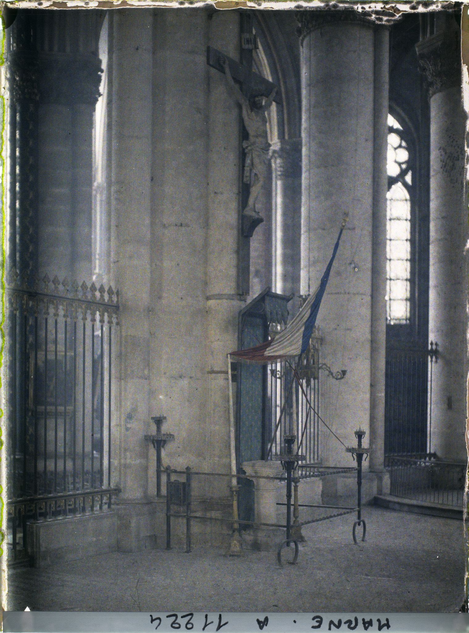 Image représentant L'emplacement de la statue de Jeanne d'Arc à l'intérieur de la cathédrale