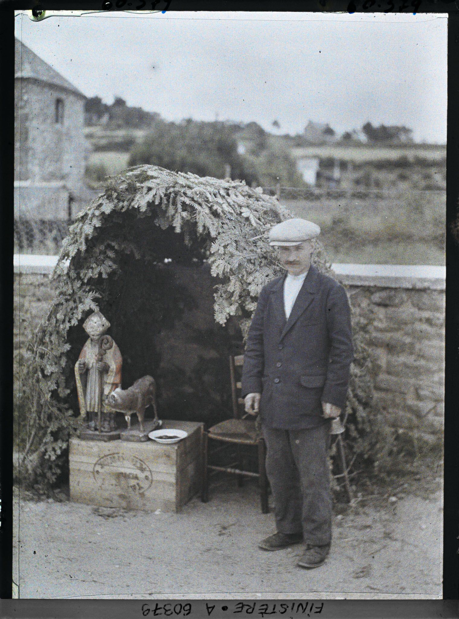 Image représentant Un reposoir sur le parcours de la Grande Troménie