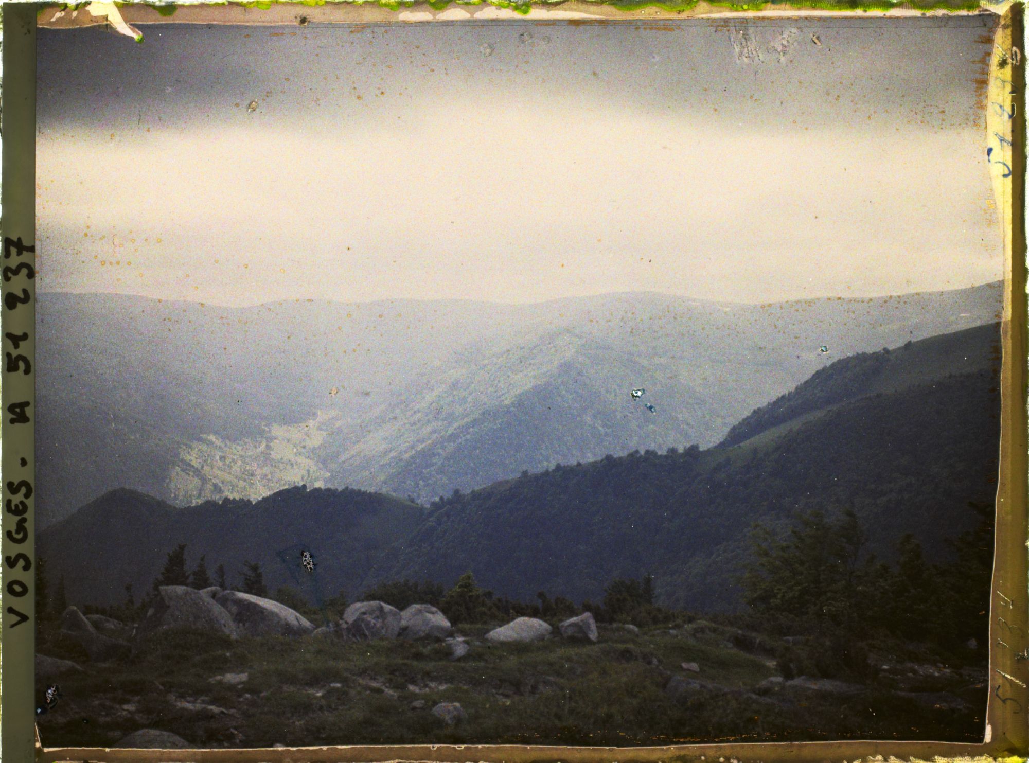 Image représentant Alsace, Houhneck, Vue s/ la Vallée de Metzral des pentes du petit Houhneck