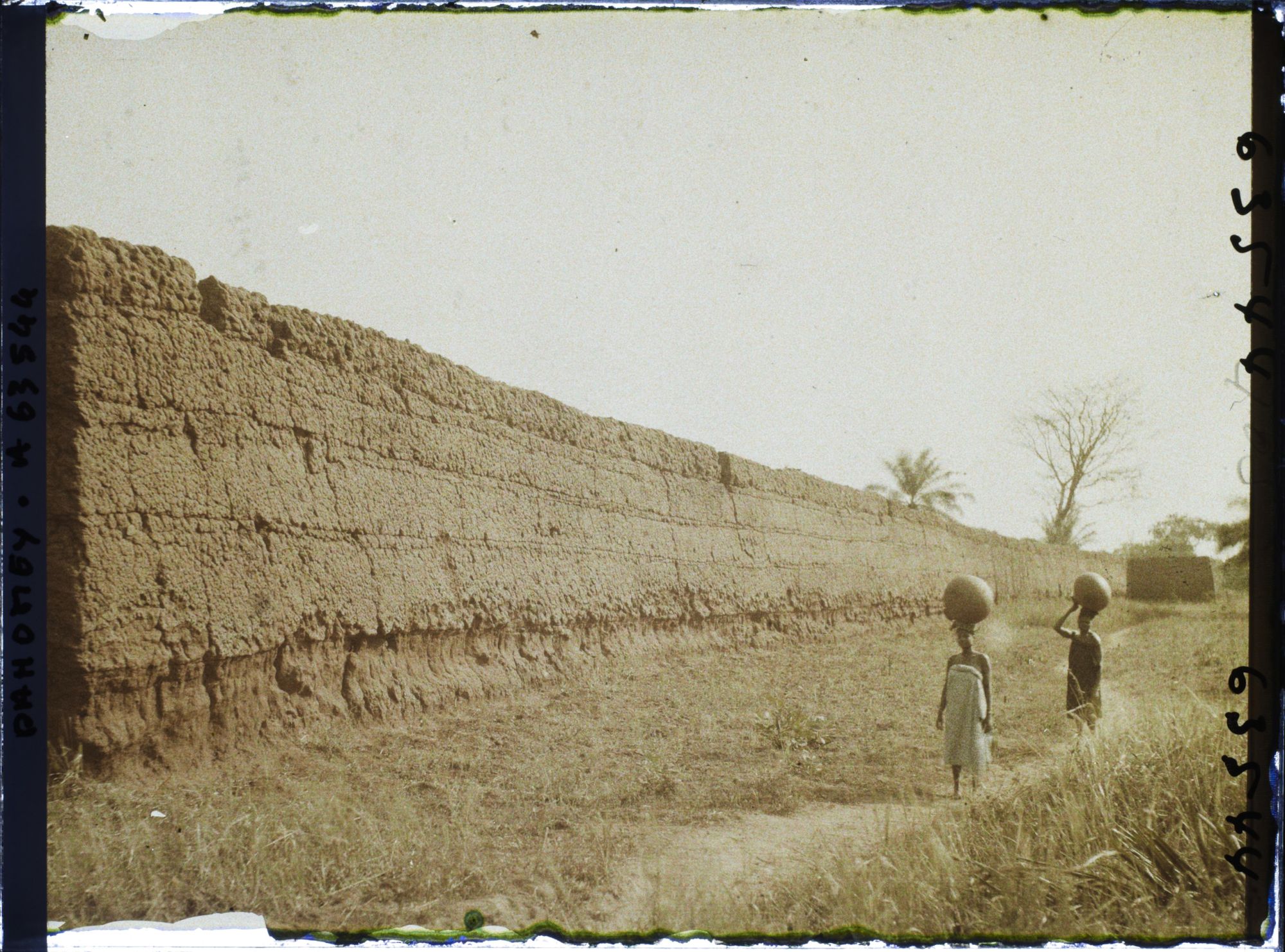 Image représentant Mur d'enceinte du palais privé (tata) de  null Guézo