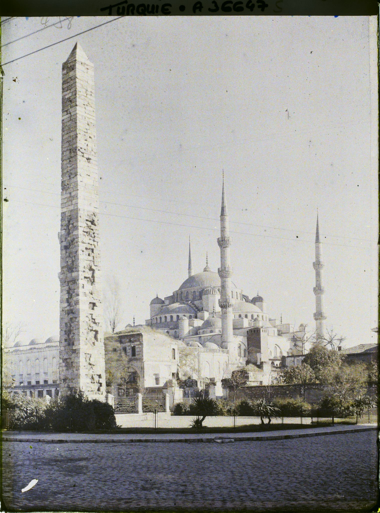 Image représentant Turquie, Constantinople, Pyramide murée et Ahmed Djami