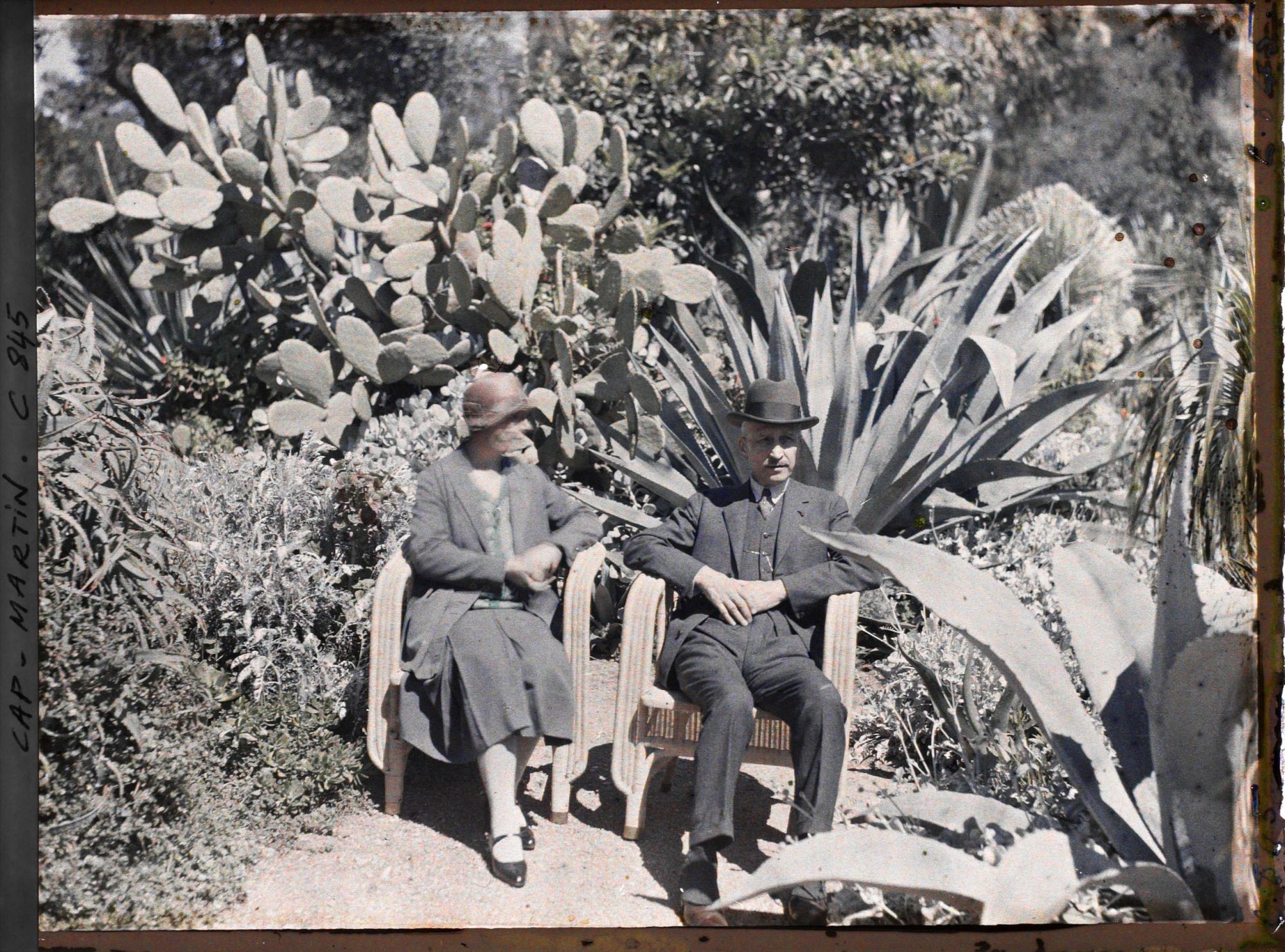 Image représentant Mr et Mme Henri Capitant, invités d'Albert Kahn