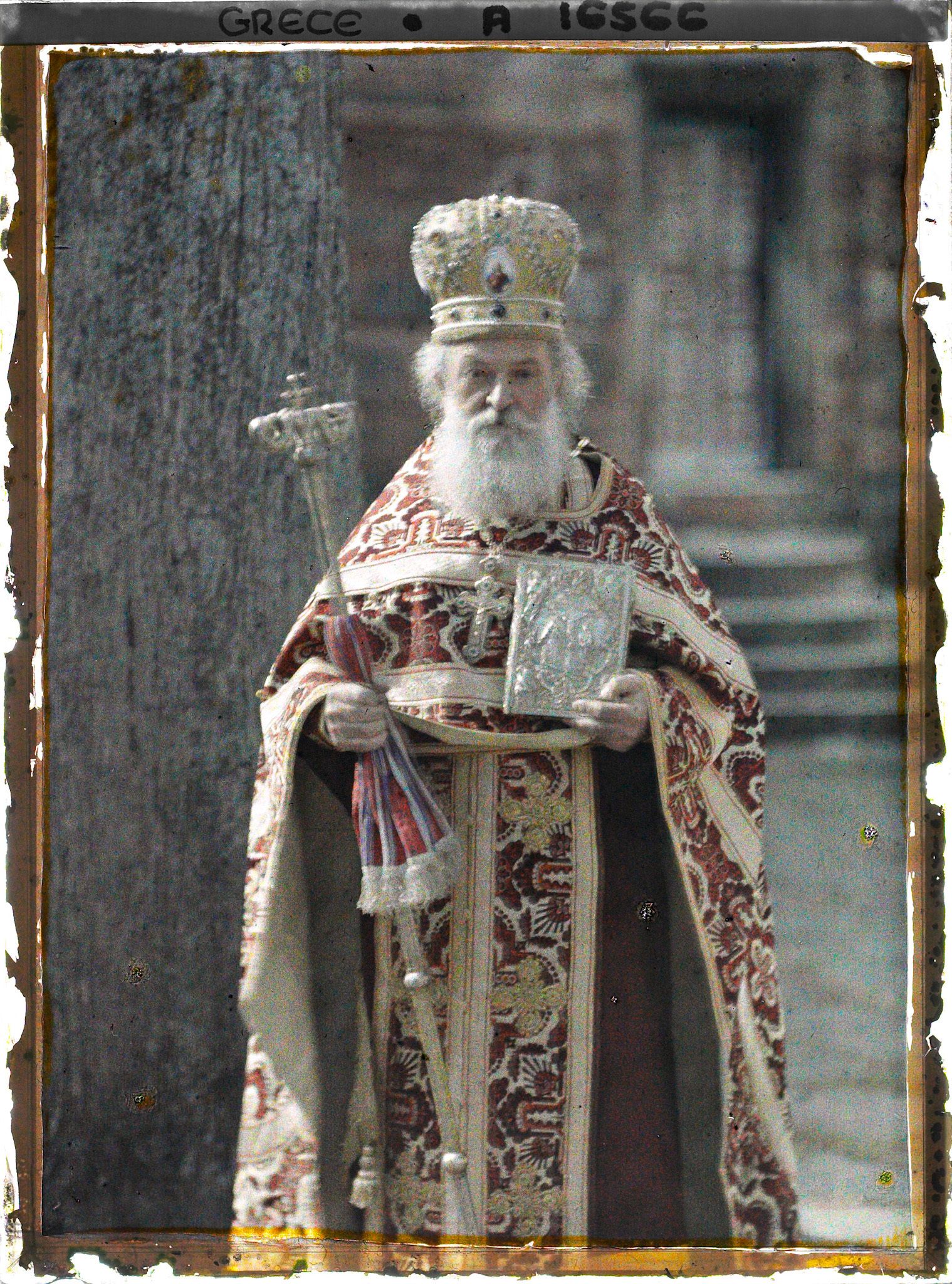 Image représentant Turquie, Hilendar, Le Père Archimandrite, Supérieur du Monastère, décédé en 1918