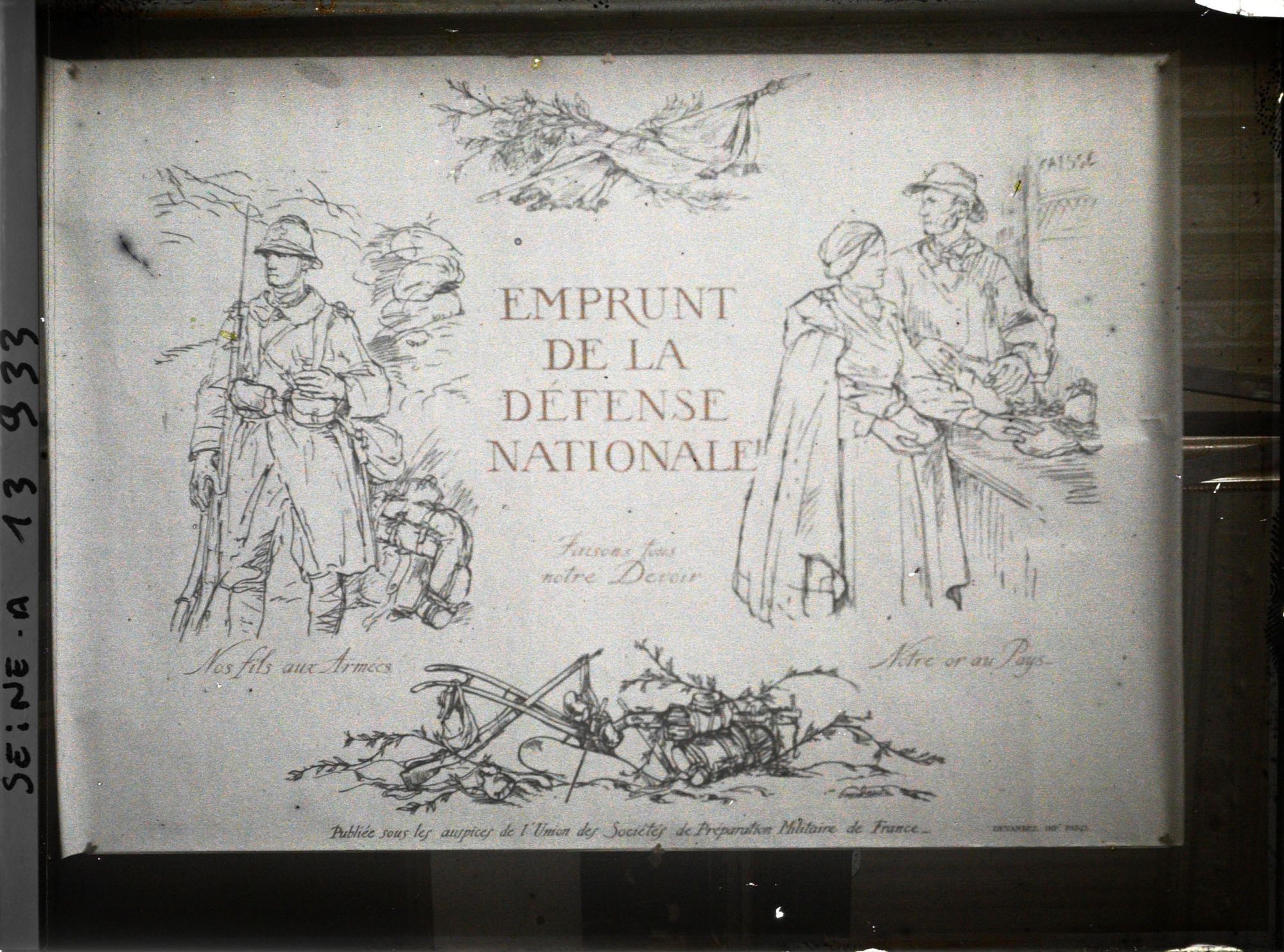 Image représentant Affiche du premier emprunt de la défense nationale en 1915