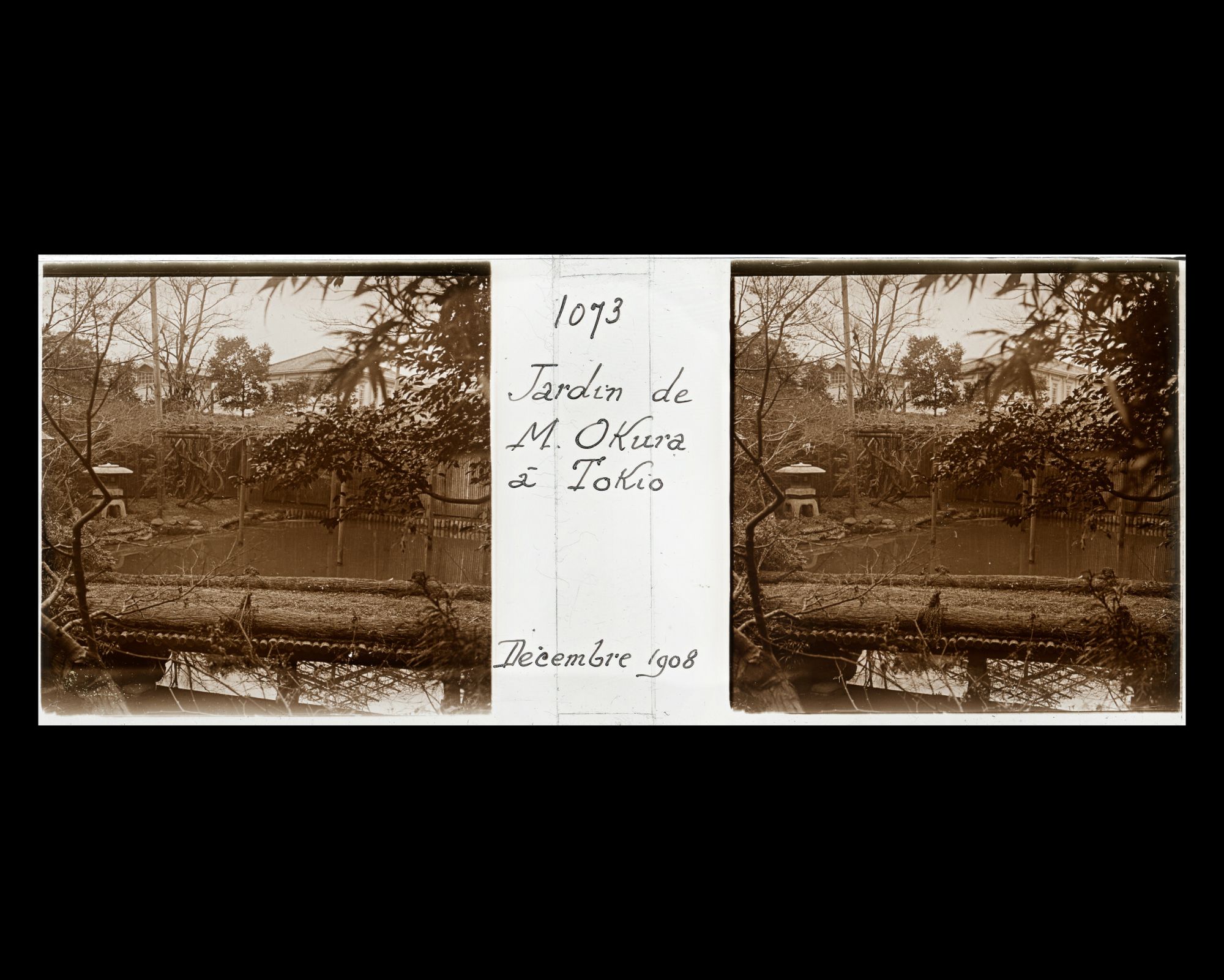 Image représentant Pièce d'eau dans le jardin de Monsieur Okura