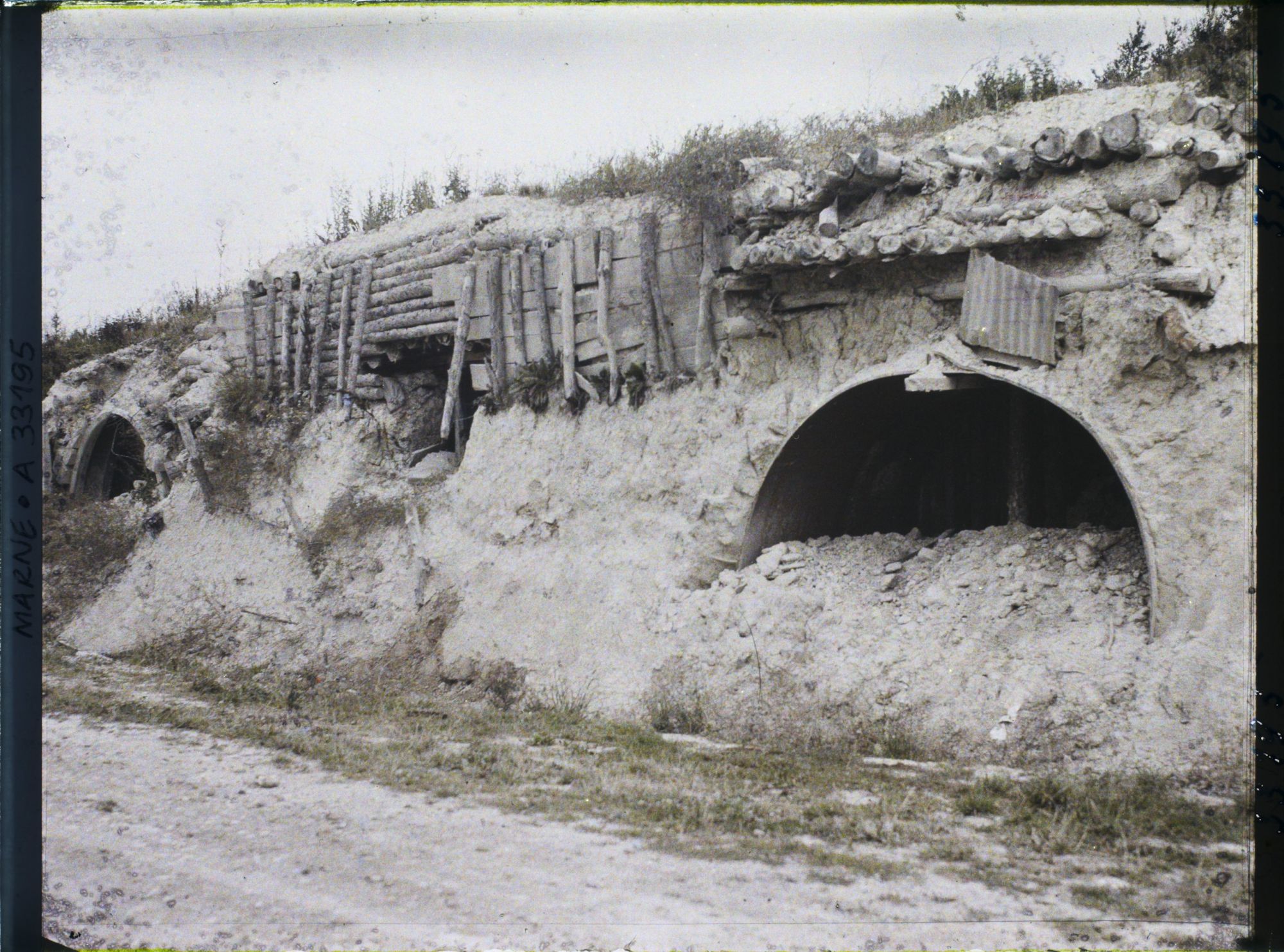 Image représentant France, Main de Massiges, Abri route de Massiges aux Hurlus