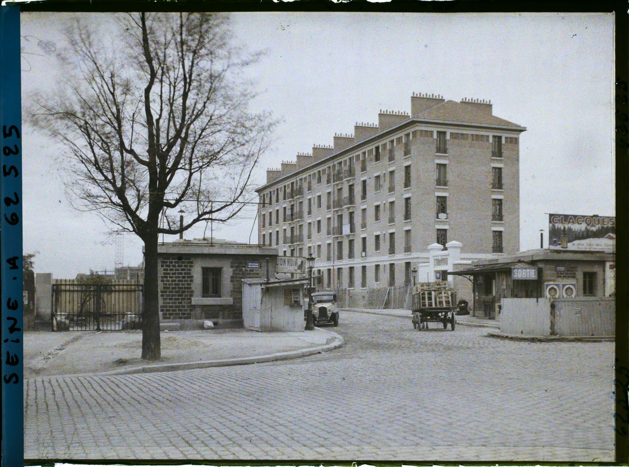 Image représentant La porte Pouchet, construction de nouveaux logements HBM (habitation à bon marché)