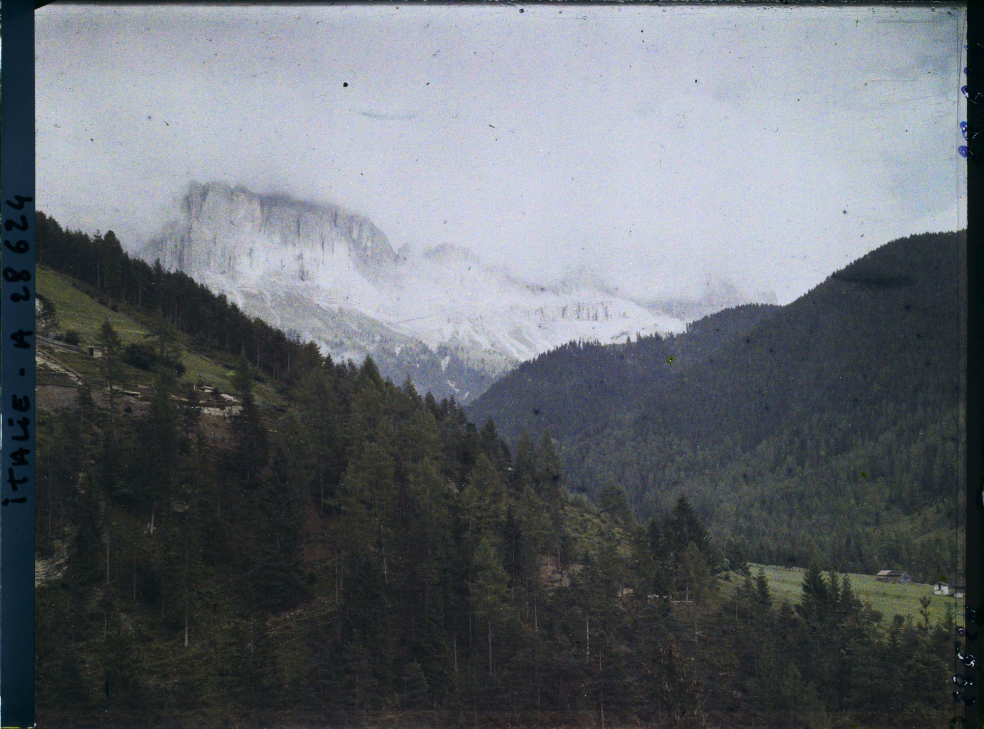 Image représentant Le massif du Catinaccio (Rosengarten) depuis Lavinia Bianca (Weiblahnbad)