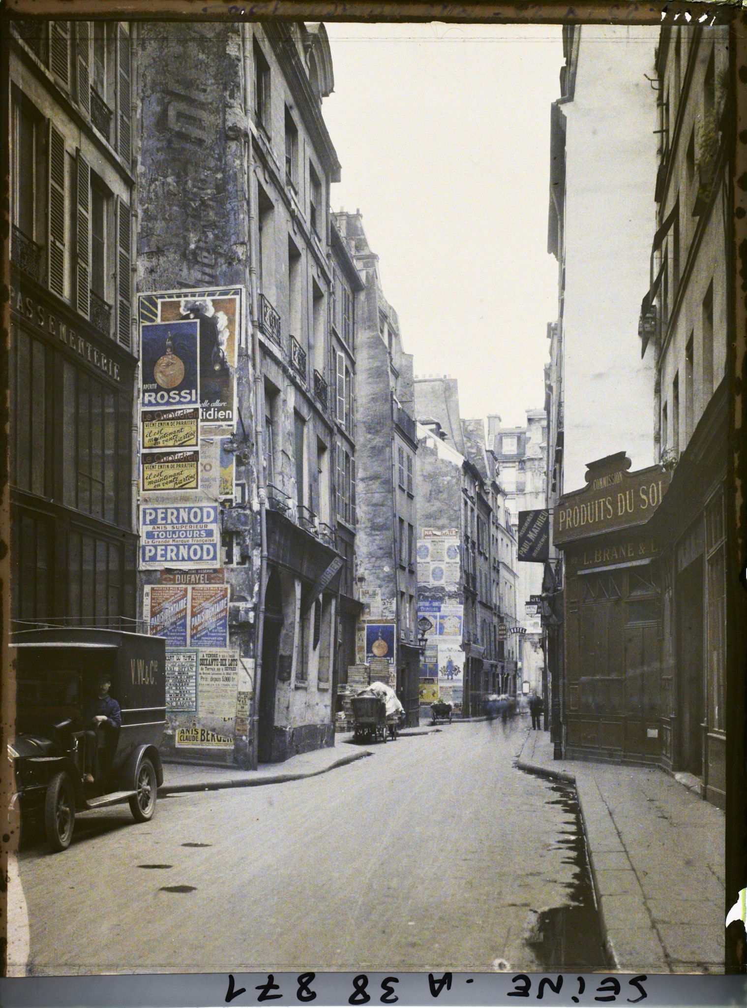Image représentant La rue Quincampoix au niveau du numéro 80
