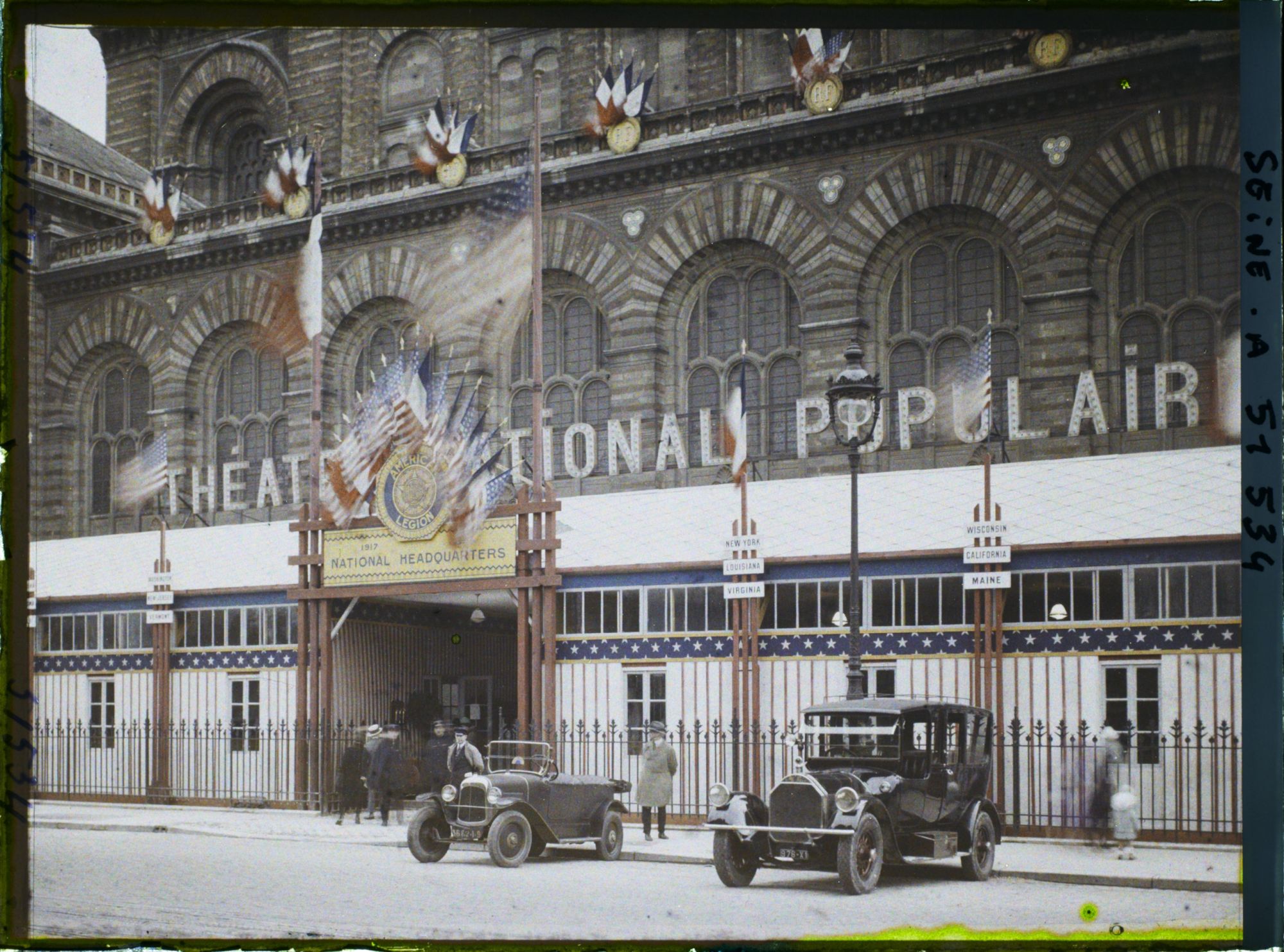 Image représentant Décorations palais du Trocadéro pour le 9ème congrès de la Légion Américaine (American Legion)