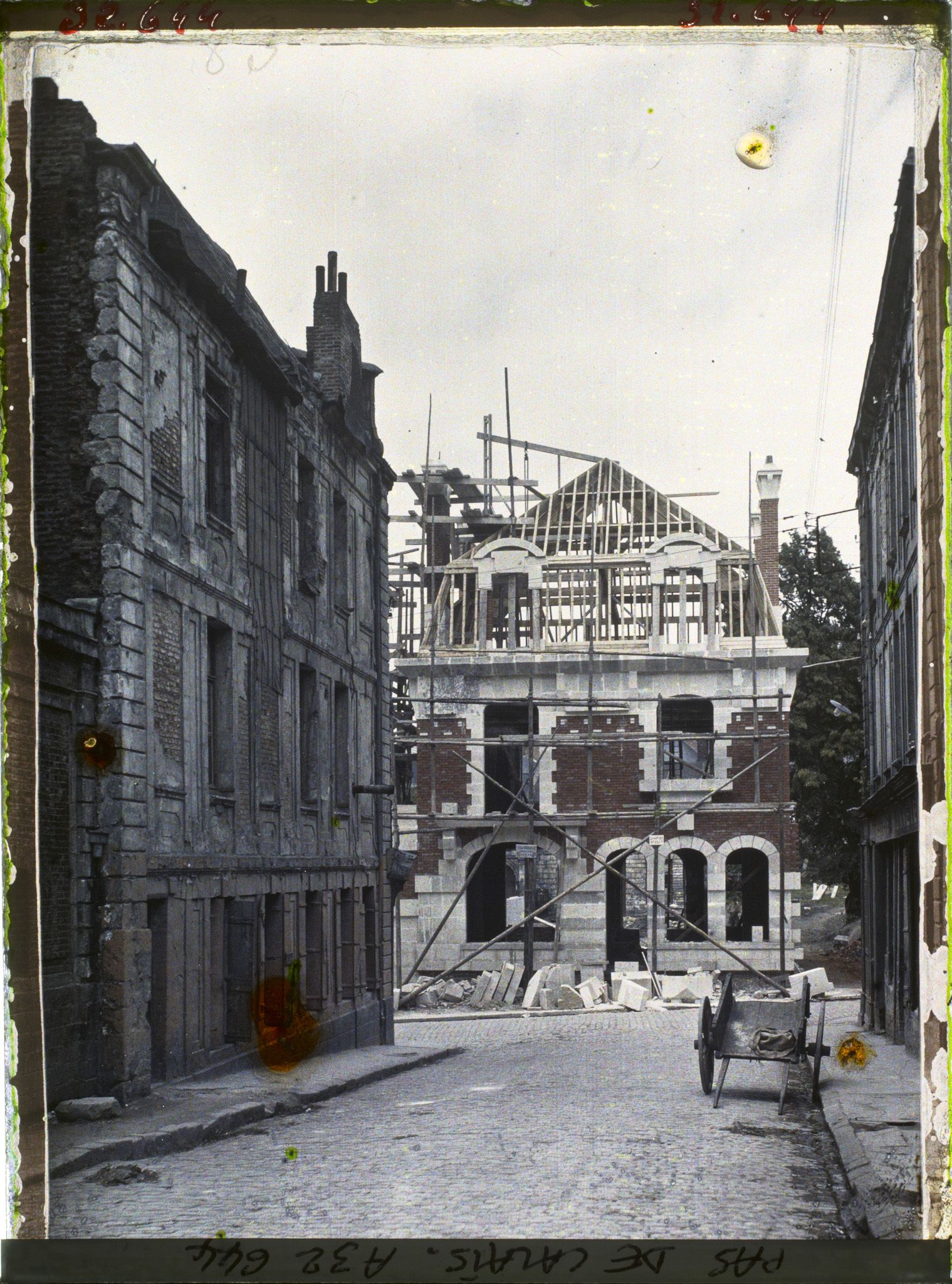 Image représentant France, Arras, Reconstructions rue des murs-St-Vaast