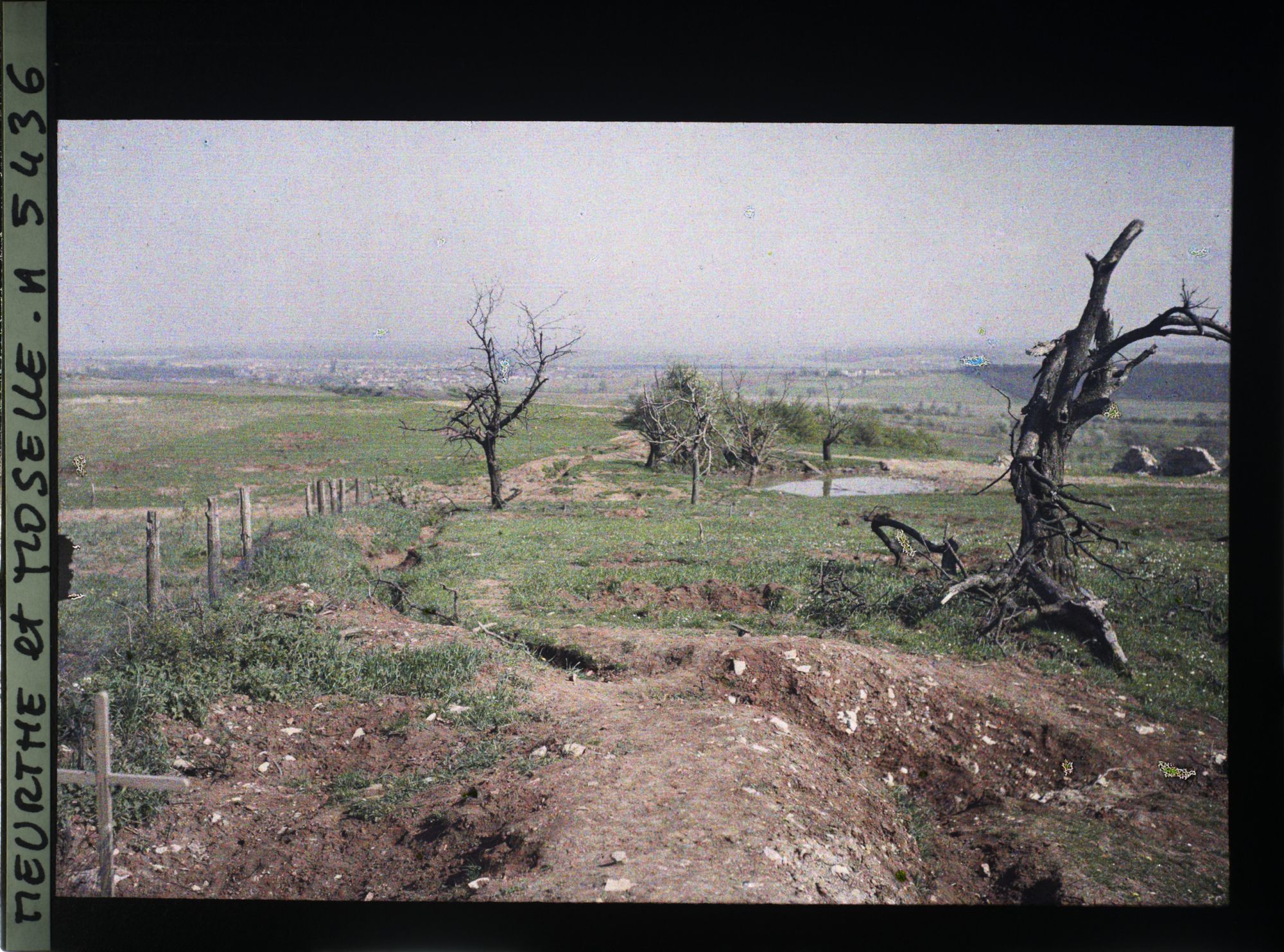 Image représentant France, Léomont, Panorama de Lunéville pris du haut de Léomont