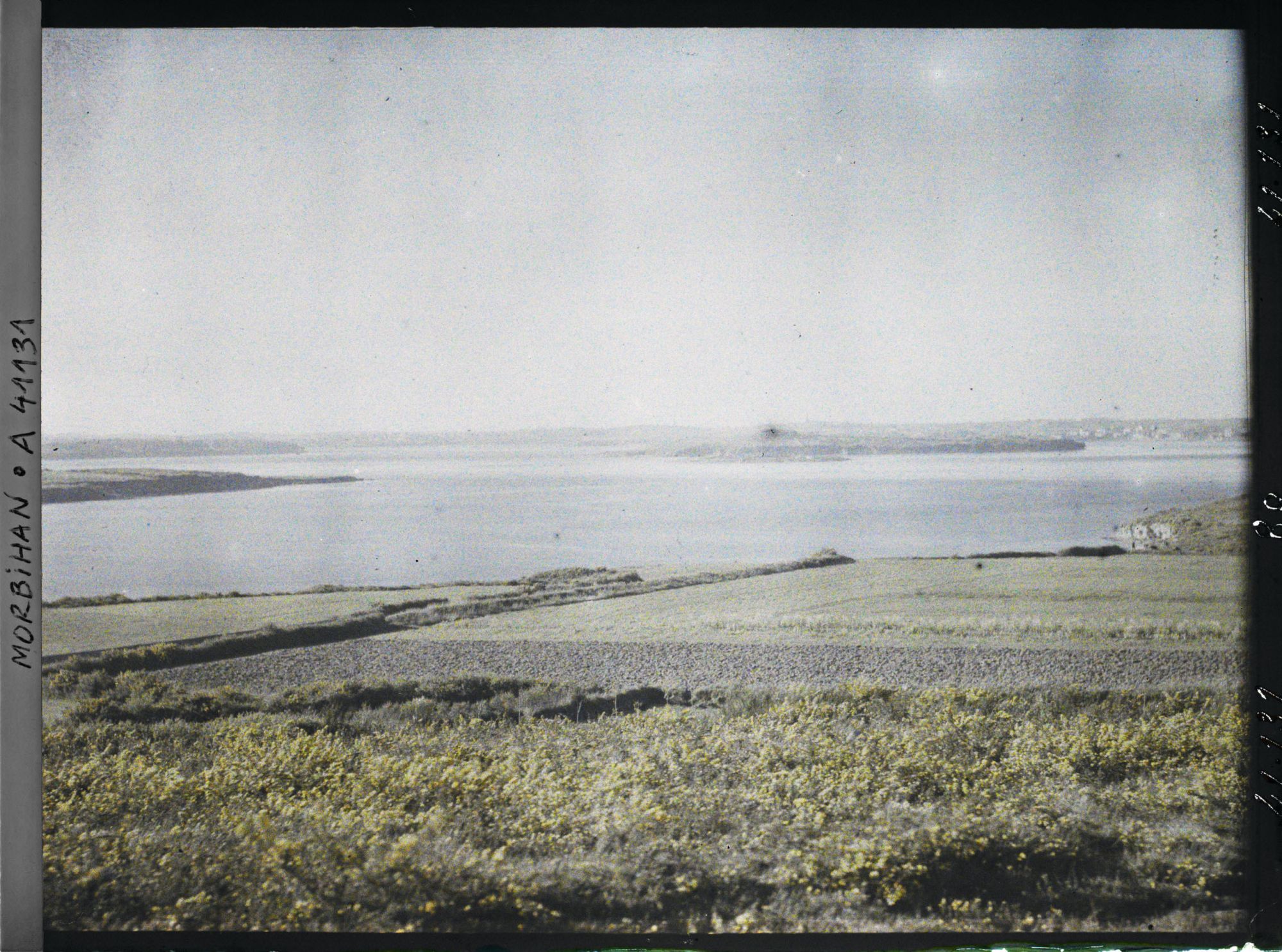 Image représentant Les îlots d'Er Lannic et de Gavrinis vus depuis Arzon