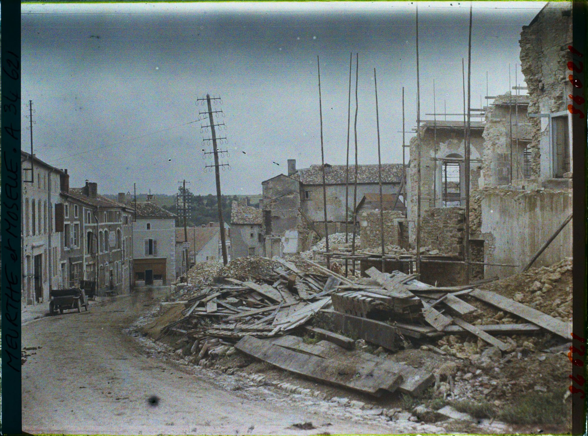 Image représentant France, Thiaucourt, Ruines rue Carnot