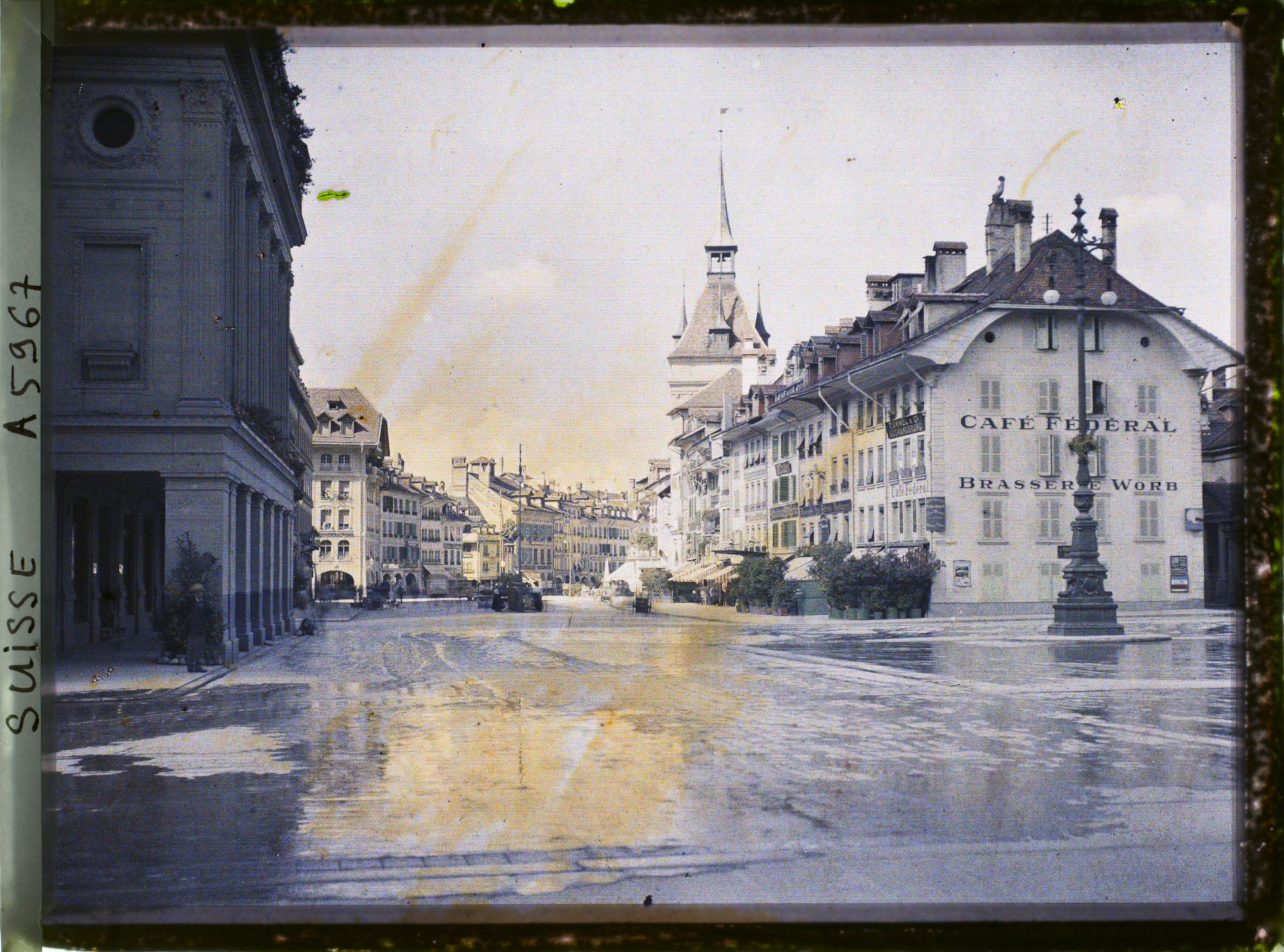 Image représentant La Bundesplatz et le café Fédéral - Brasserie Worb