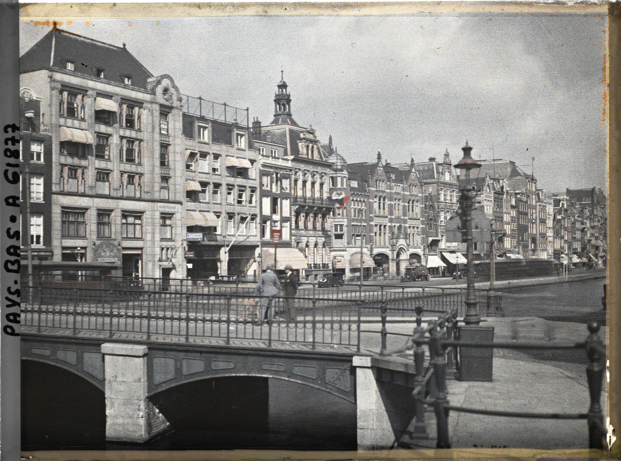 Image représentant Vue du Rokin avec au premier plan le Langebrug