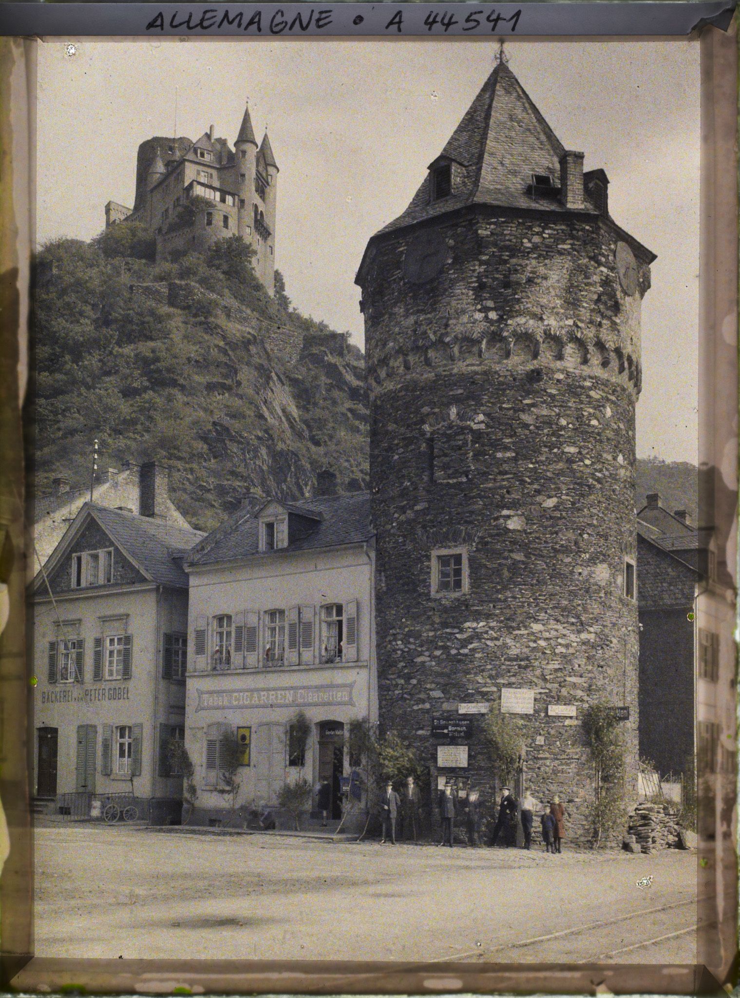 Image représentant Allemagne, St Goarhausen, Vieille Tour et le Katz