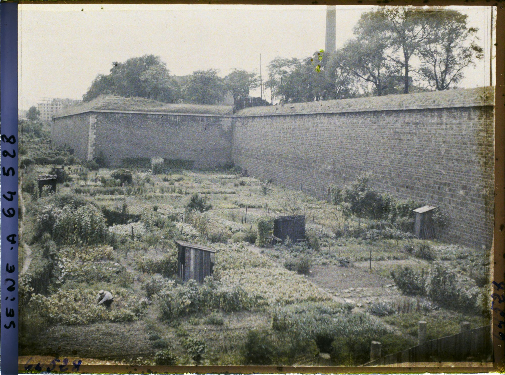 Image représentant Les jardins ouvriers aux pieds des fortifications, à la porte d'Ivry
