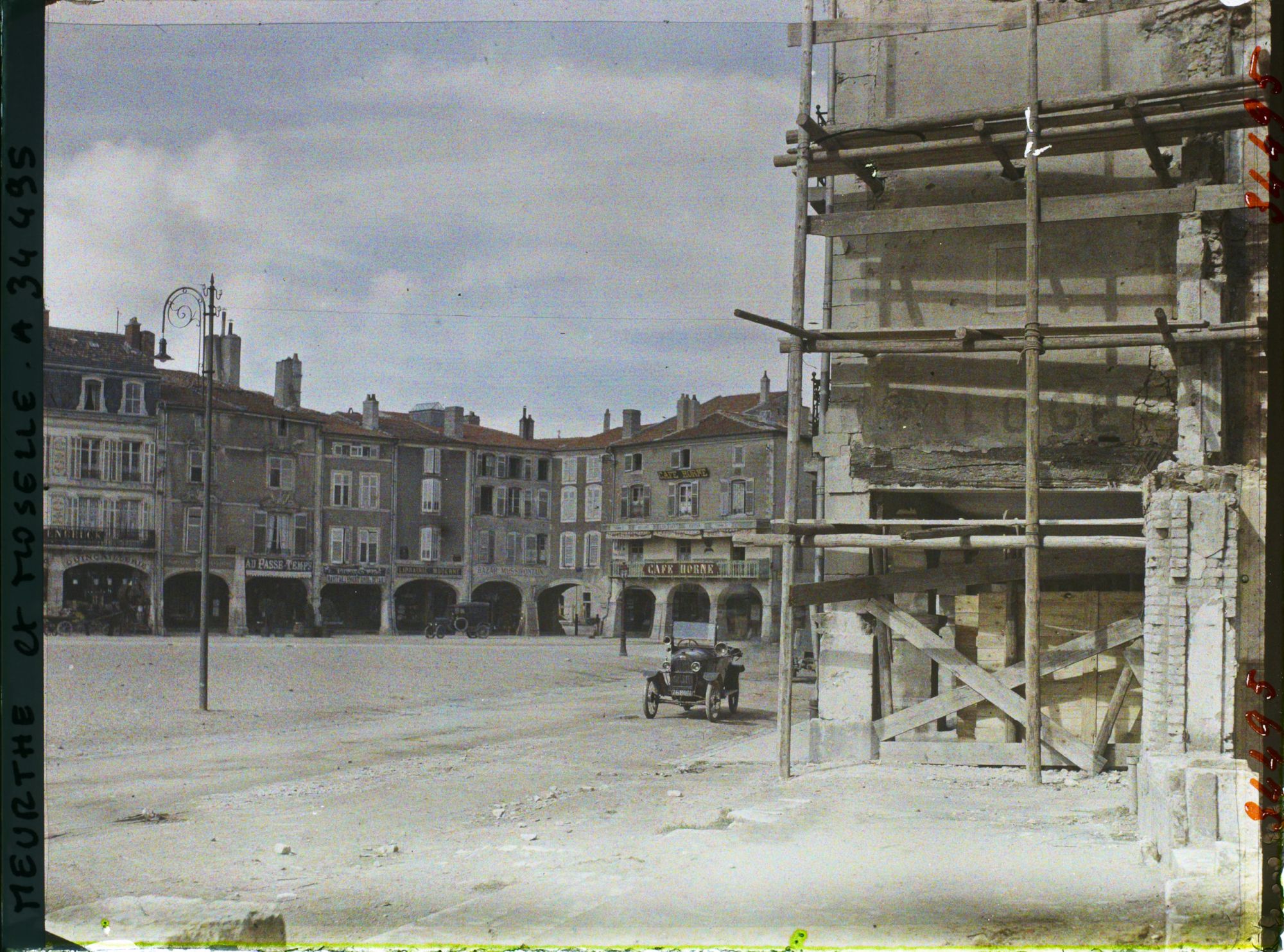 Image représentant France, Pont à Mousson, Reconstructions place du Roch